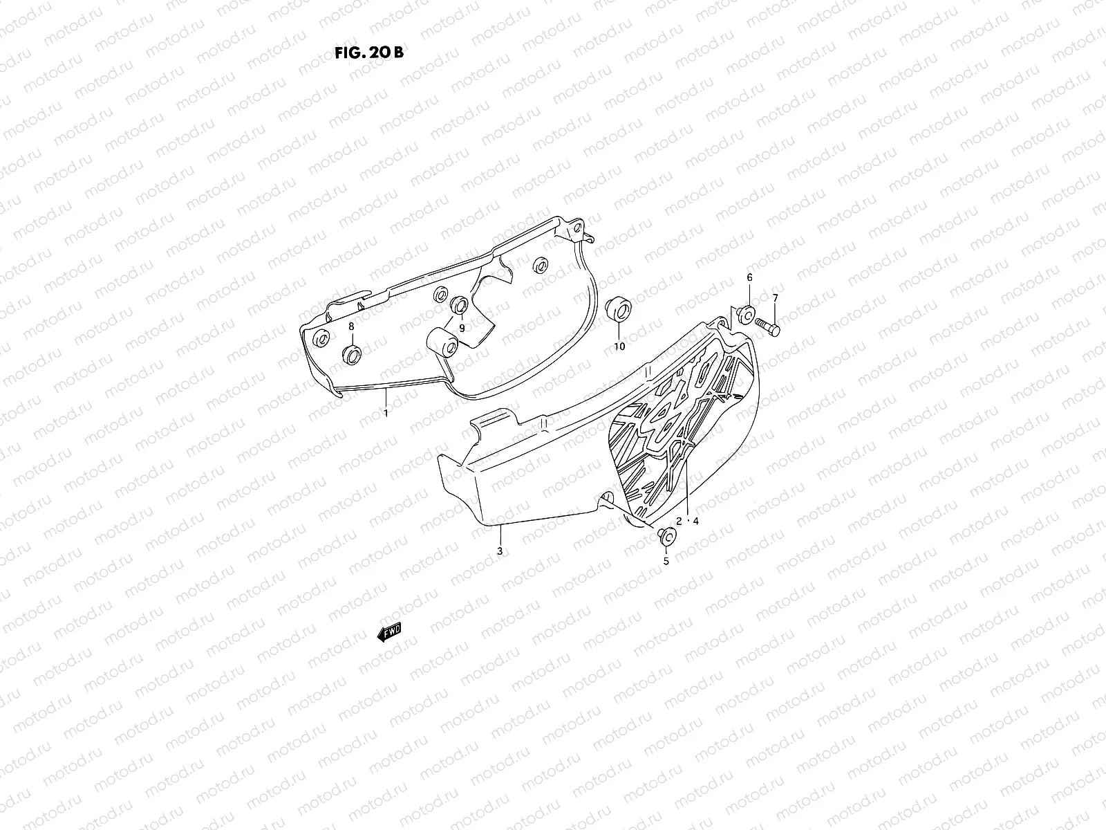 20B - FRAME COVER (MODEL P/R/S)