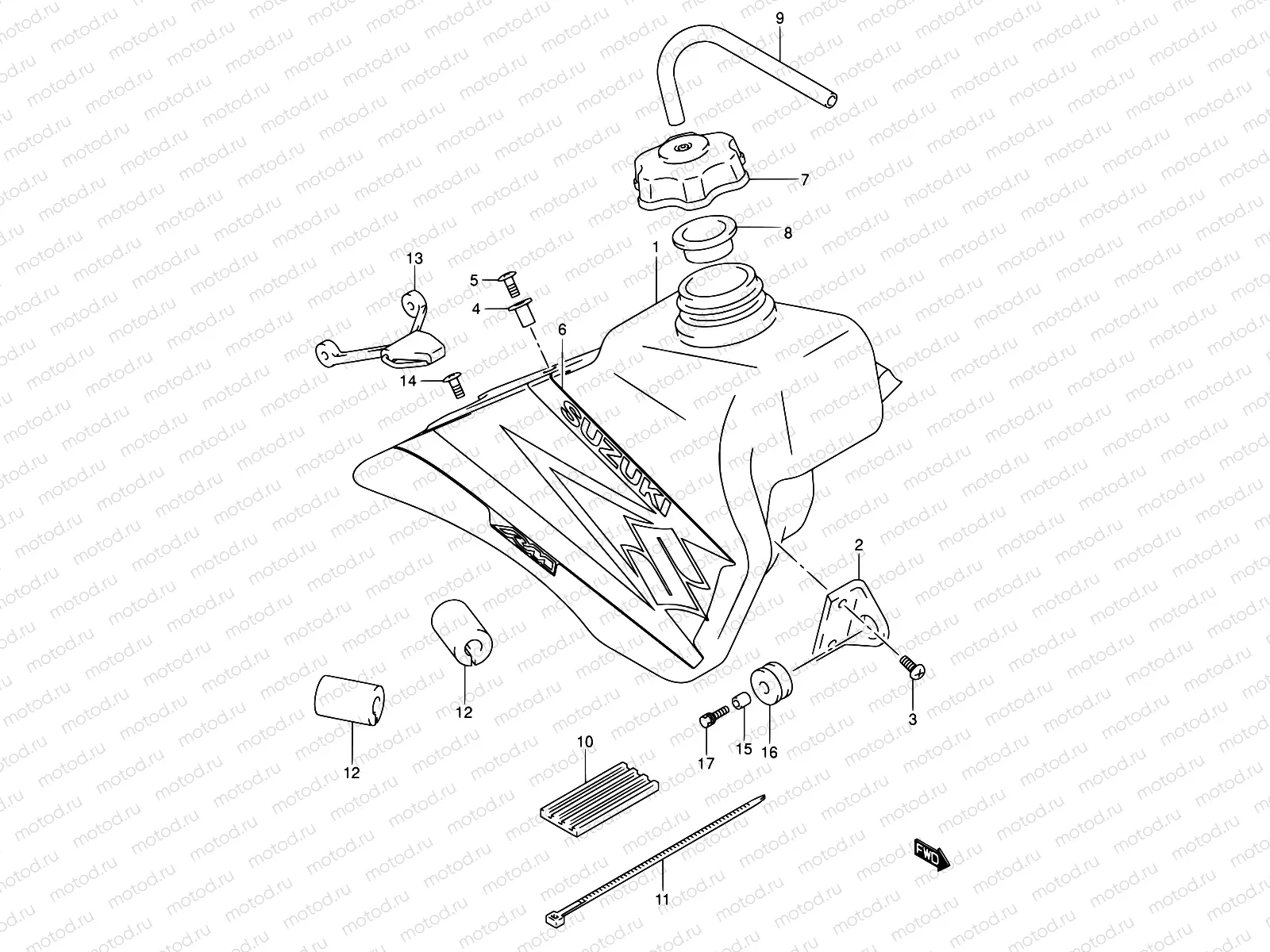 20B - FUEL TANK (MODEL K4)
