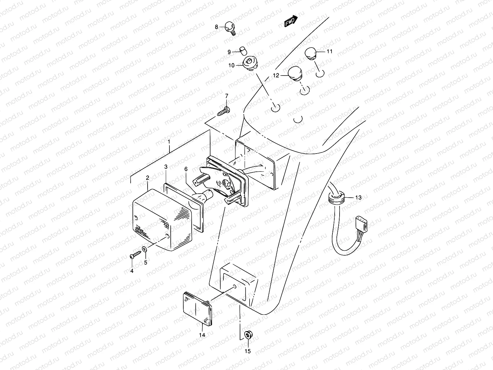 20B - REAR COMBINATION LAMP (E04)