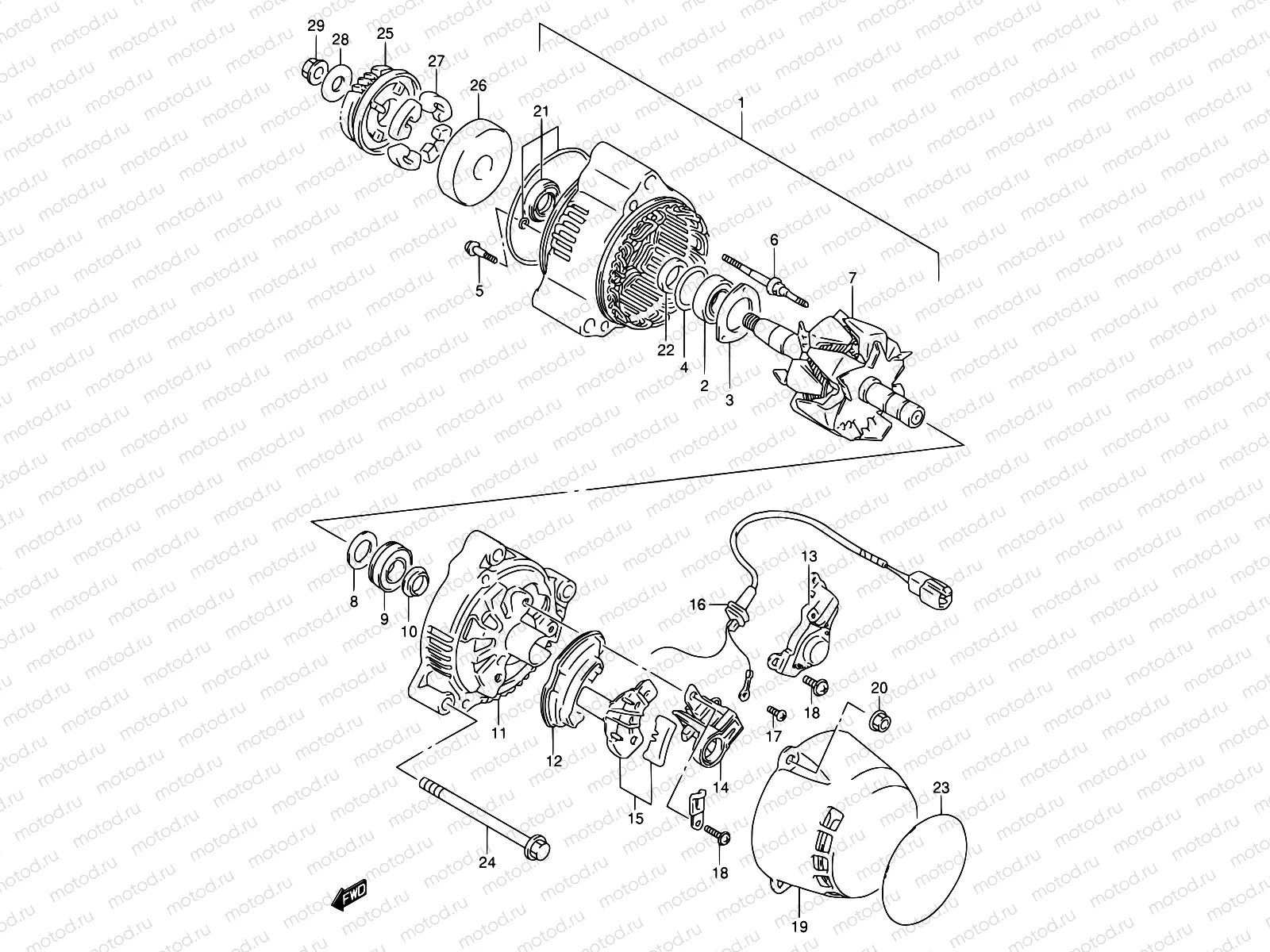 21 - ALTERNATOR