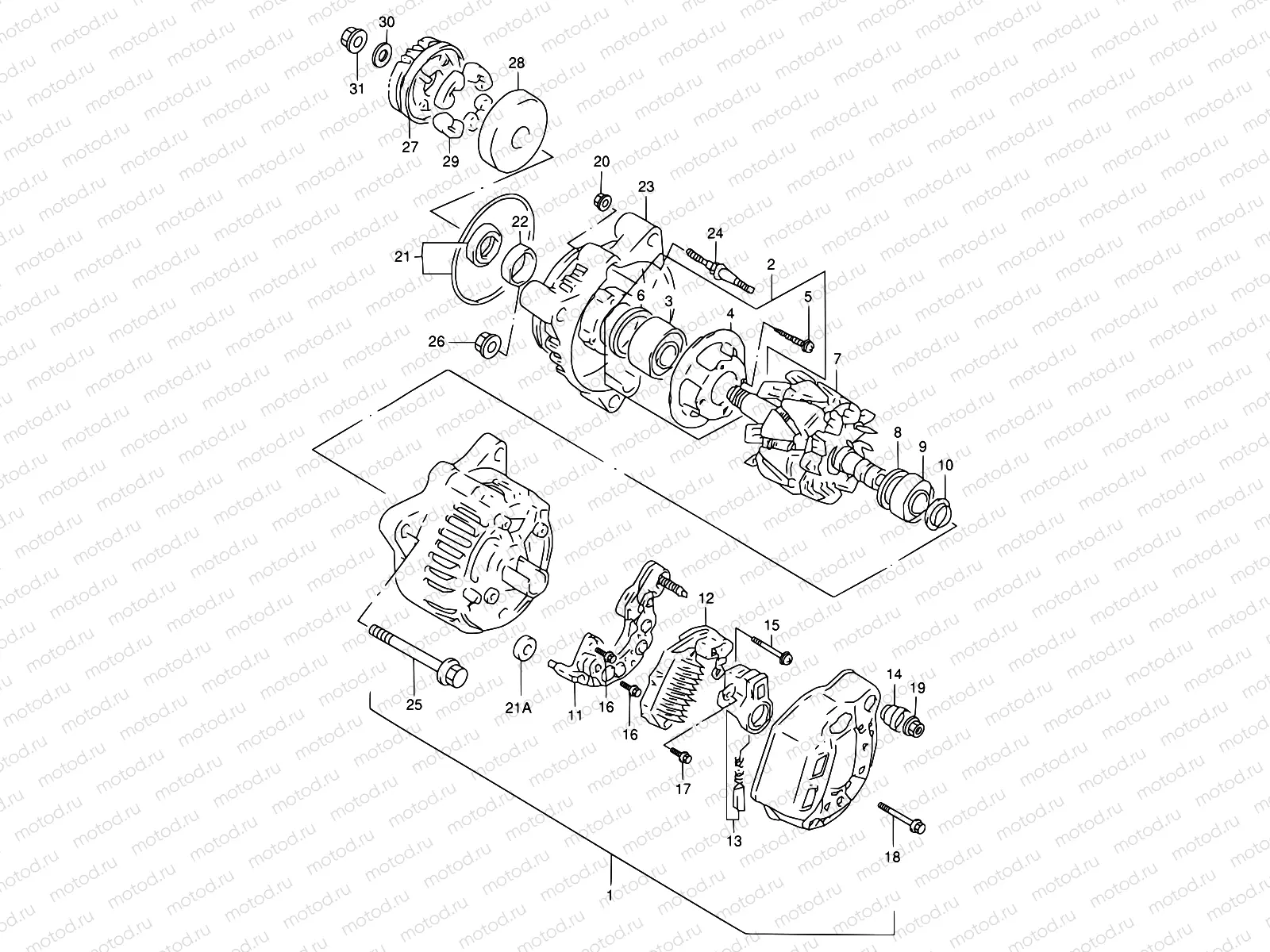 21 - ALTERNATOR