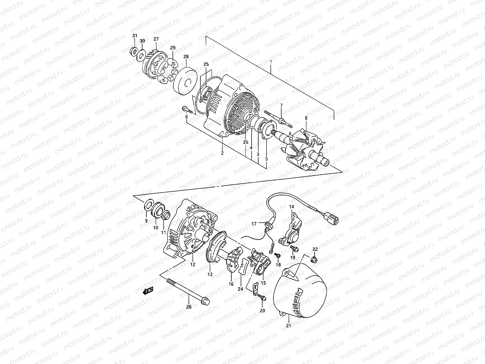 21 - ALTERNATOR