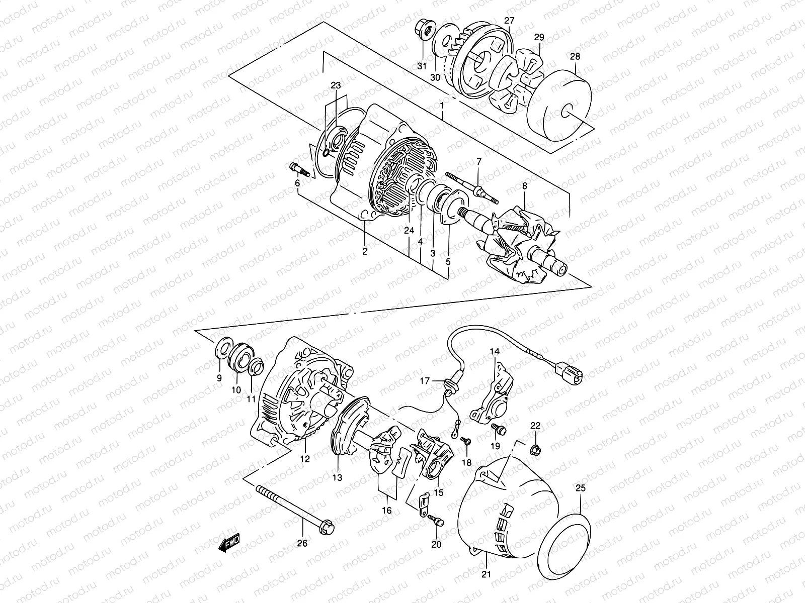 21 - ALTERNATOR