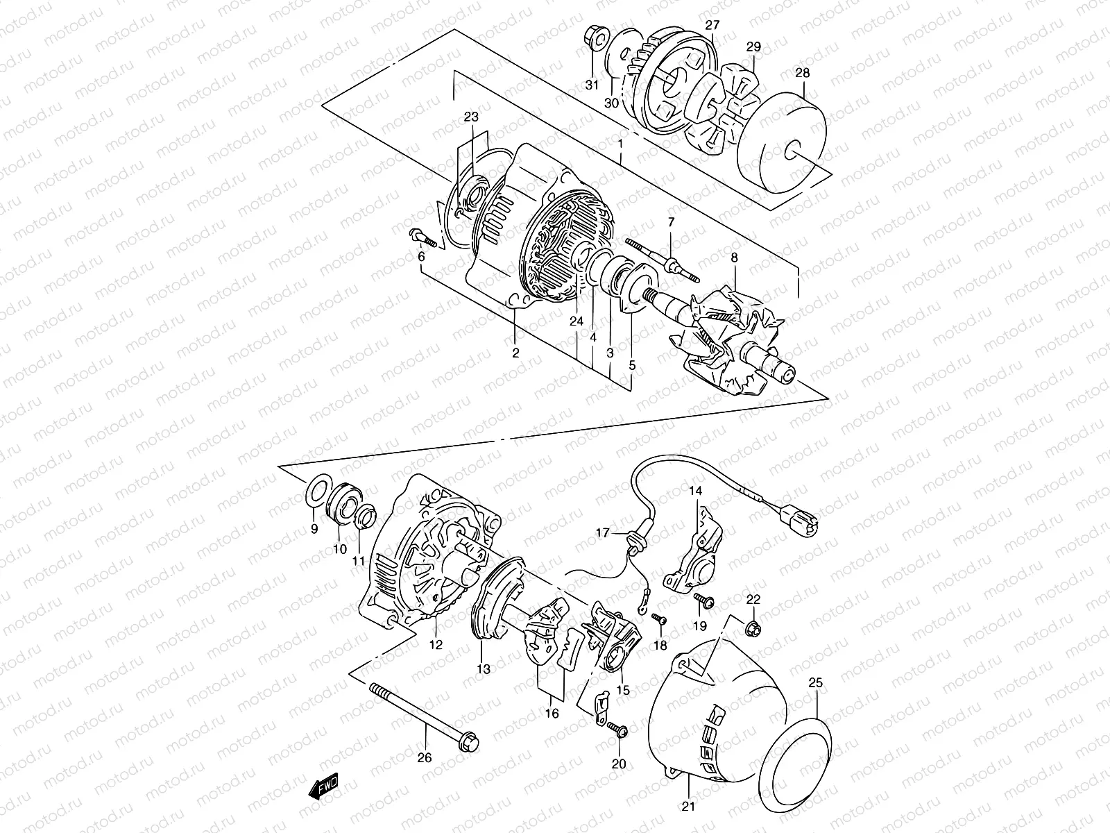 21 - ALTERNATOR