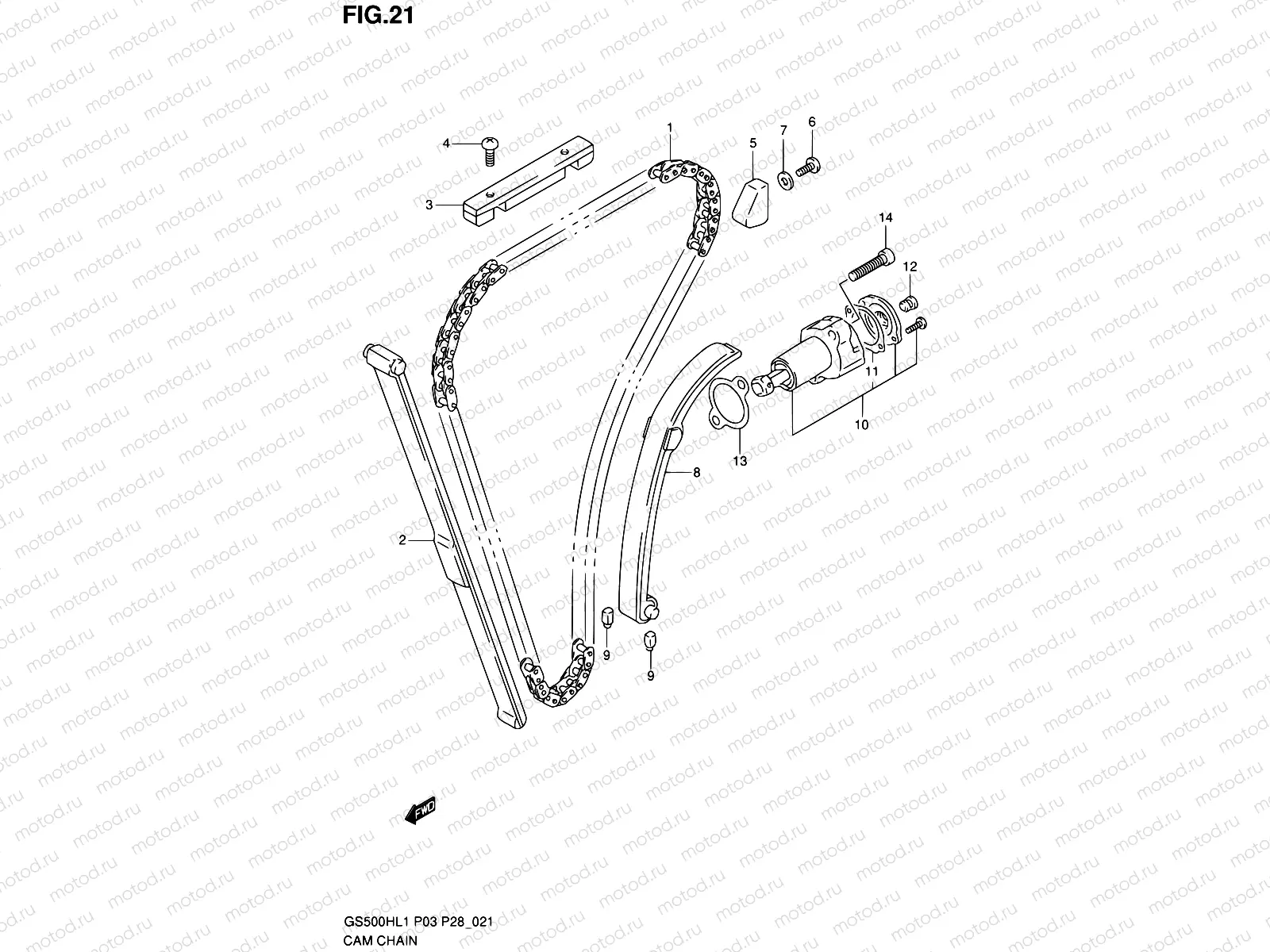 21 - CAM CHAIN