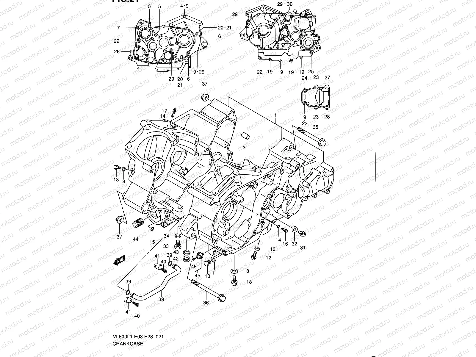21 - CRANKCASE