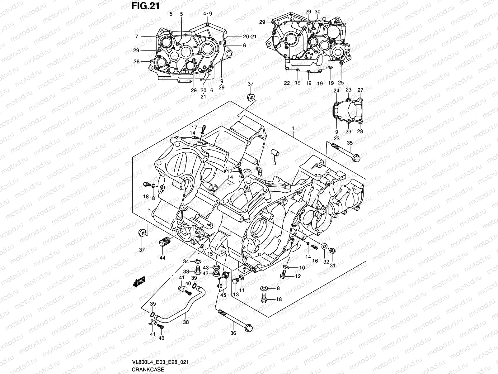 21 - CRANKCASE