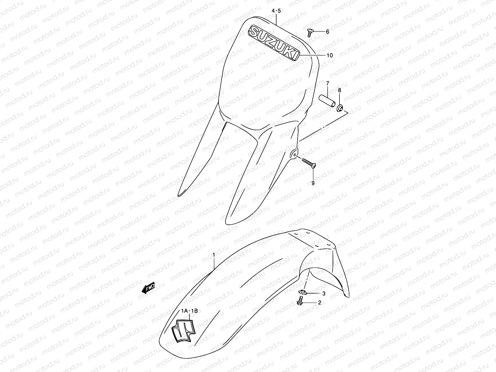 21 - FRONT FENDER