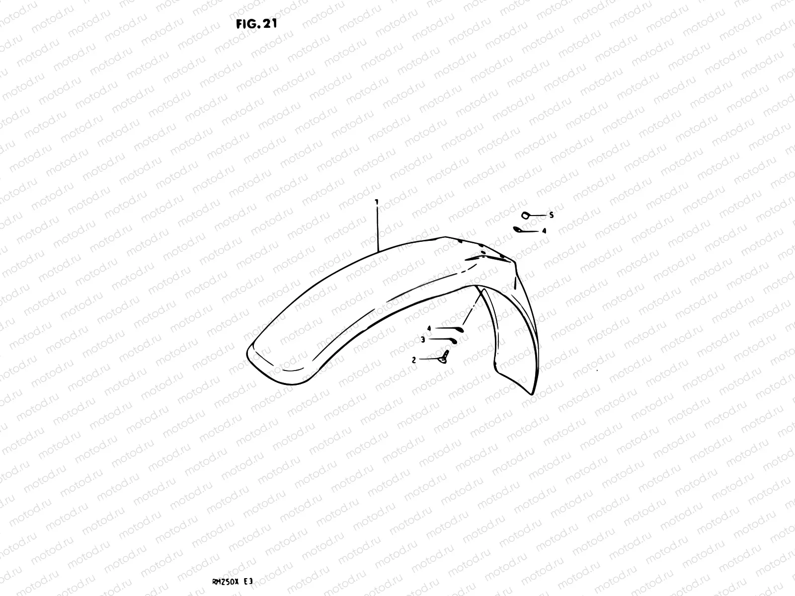 21 - FRONT FENDER