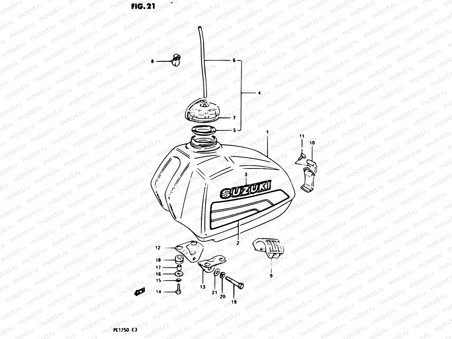 21 - FUEL TANK MODEL D