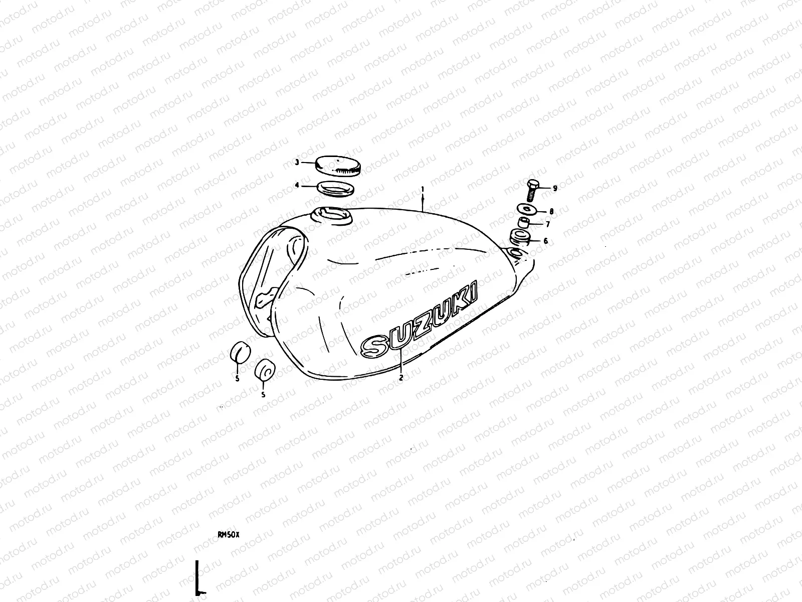 21 - FUEL TANK (RM50C)