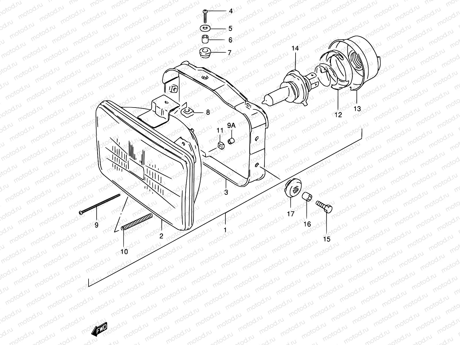 21 - HEADLAMP