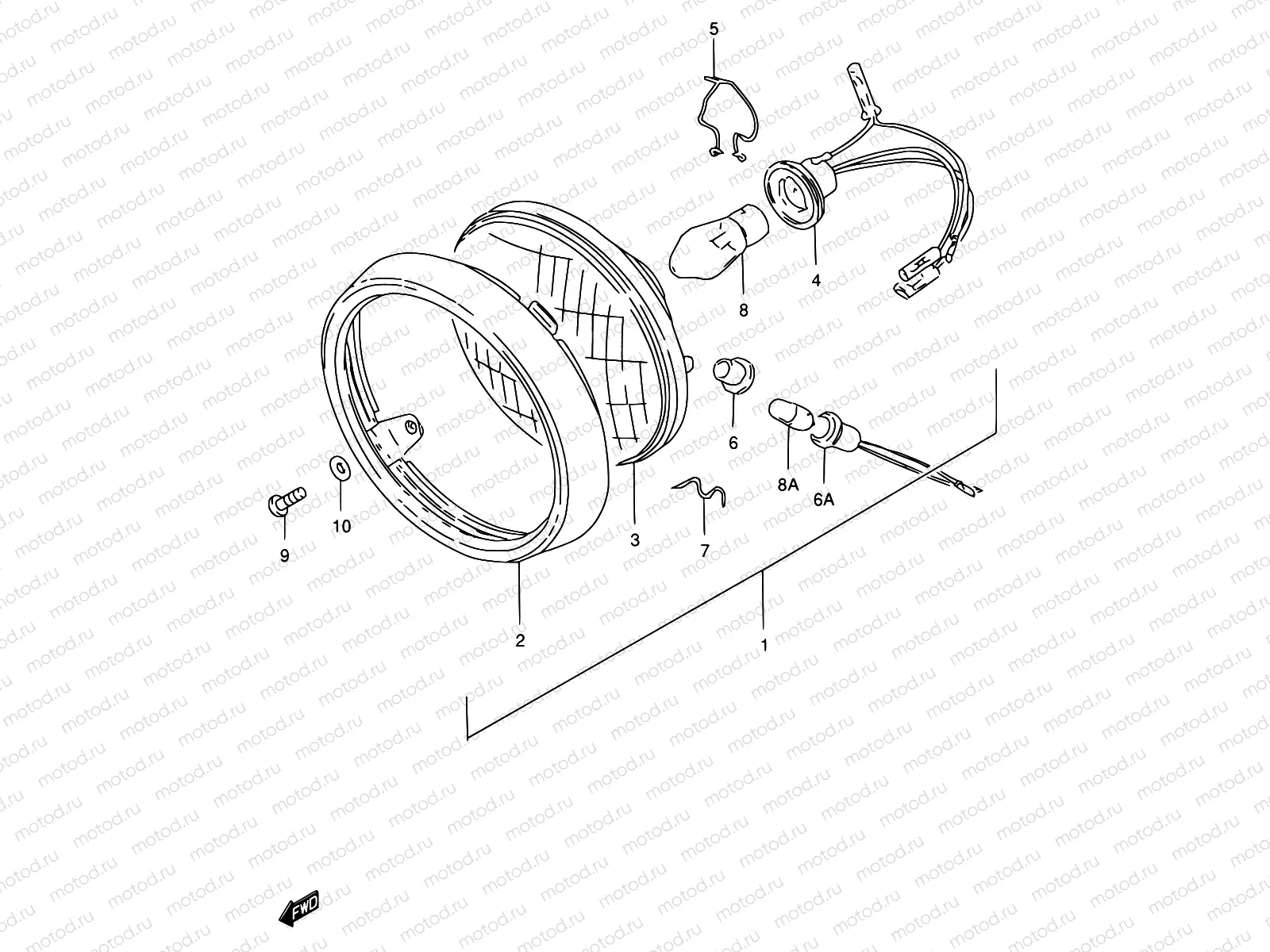 21 - HEADLAMP (E16)