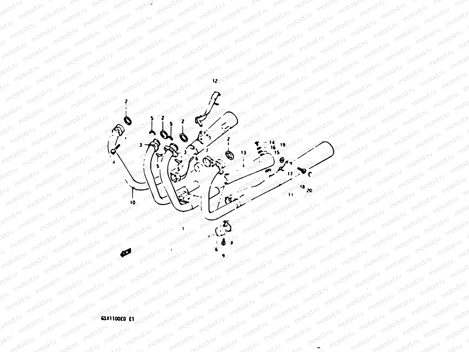 21 - MUFFLER (MODEL D)