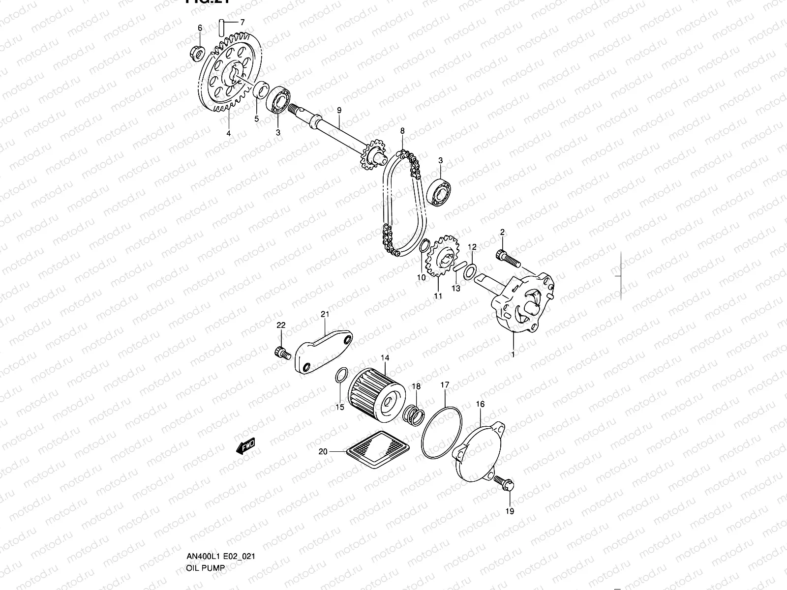 21 - OIL PUMP