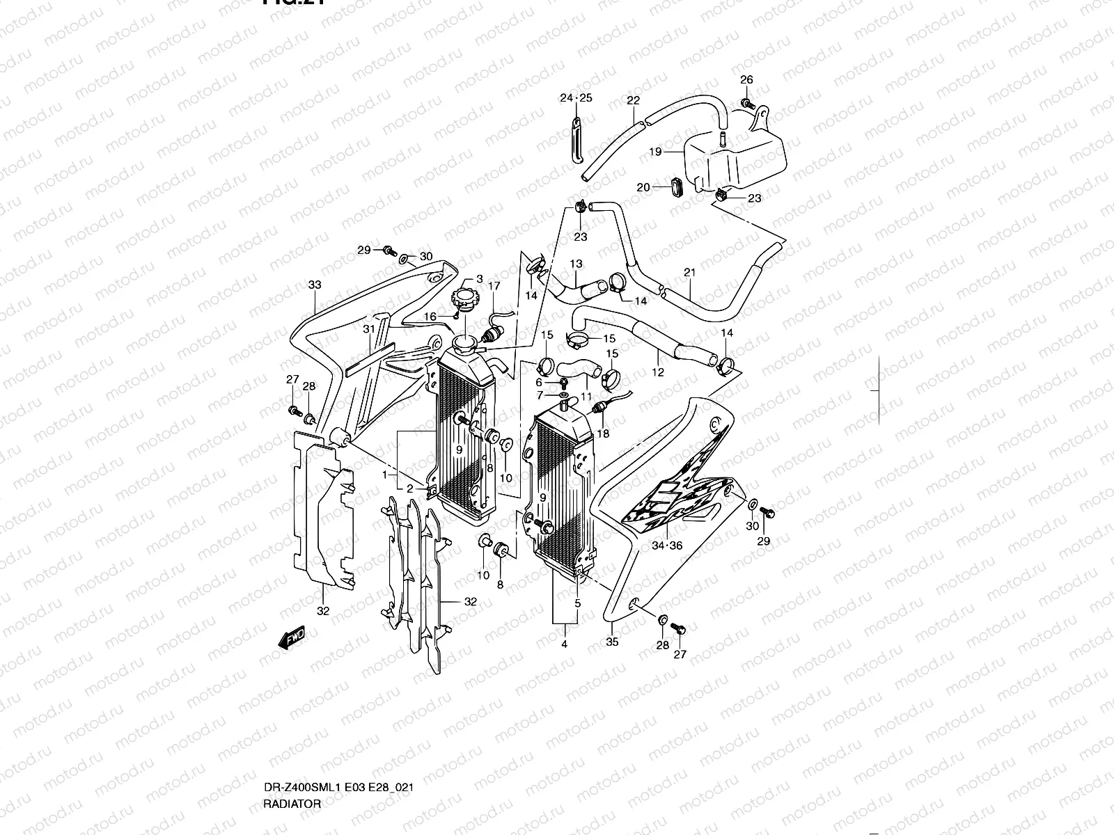 21 - RADIATOR