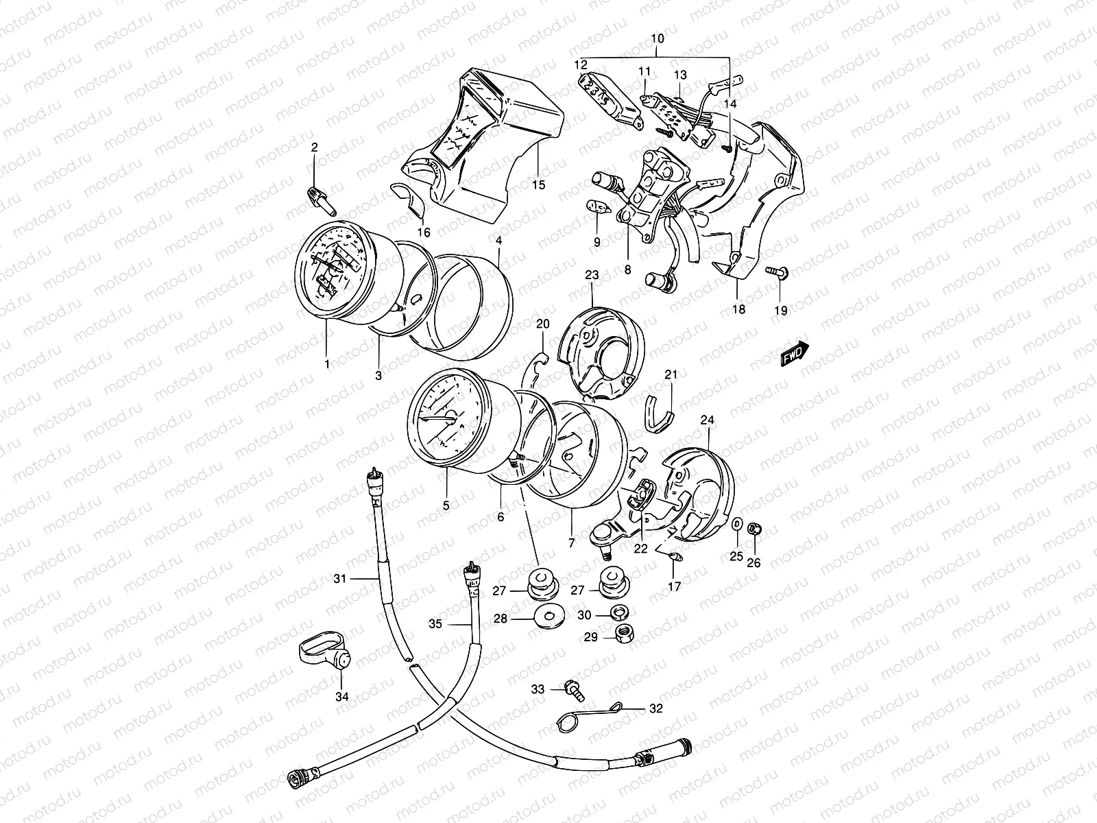 21 - SPEEDOMETER - TACHOMETER