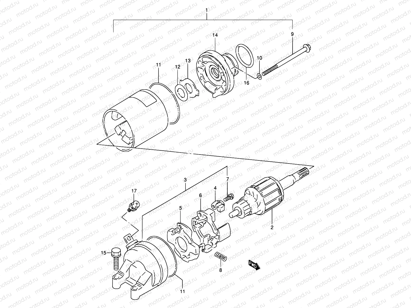 21 - STARTER MOTOR