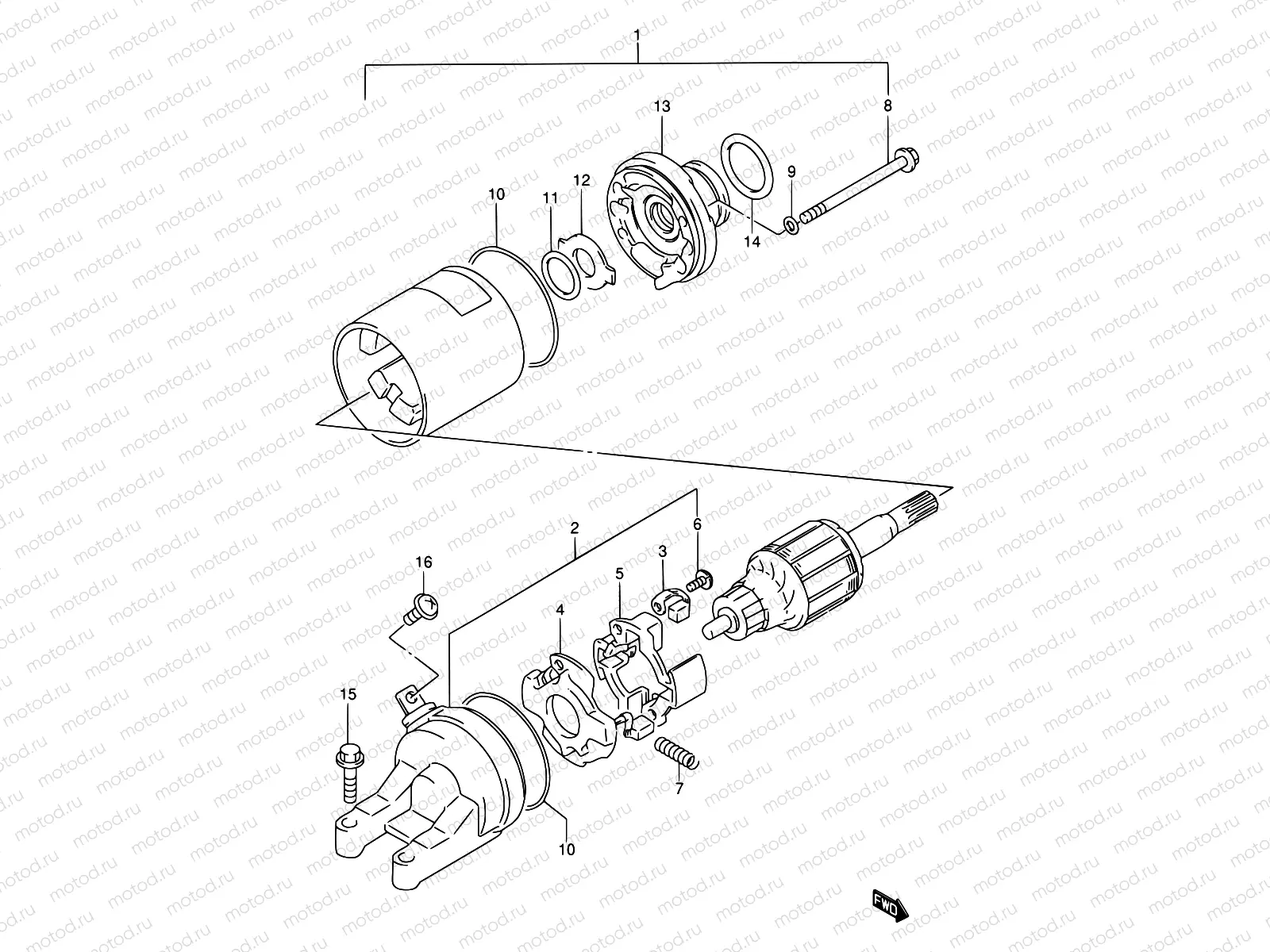 21 - STARTER MOTOR