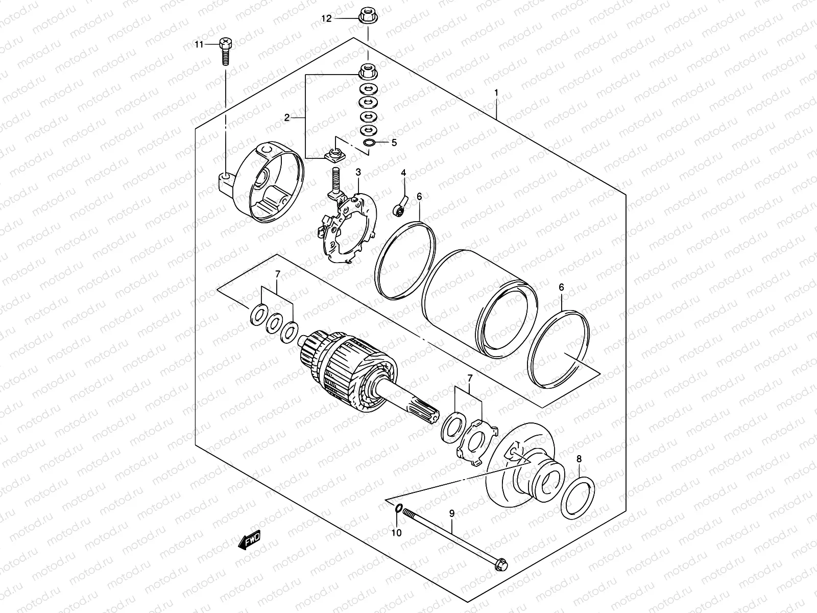 21 - STARTING MOTOR