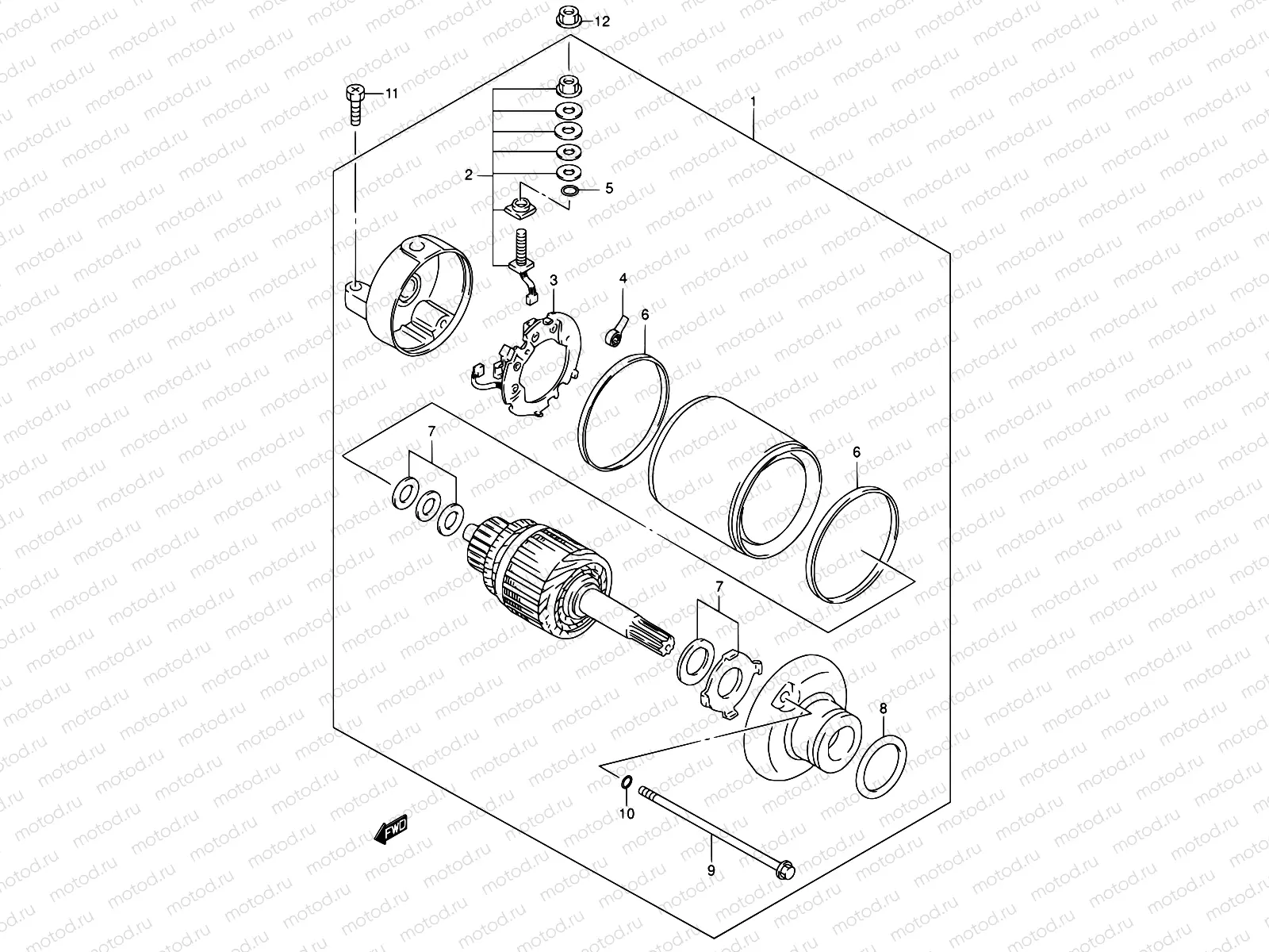 21 - STARTING MOTOR