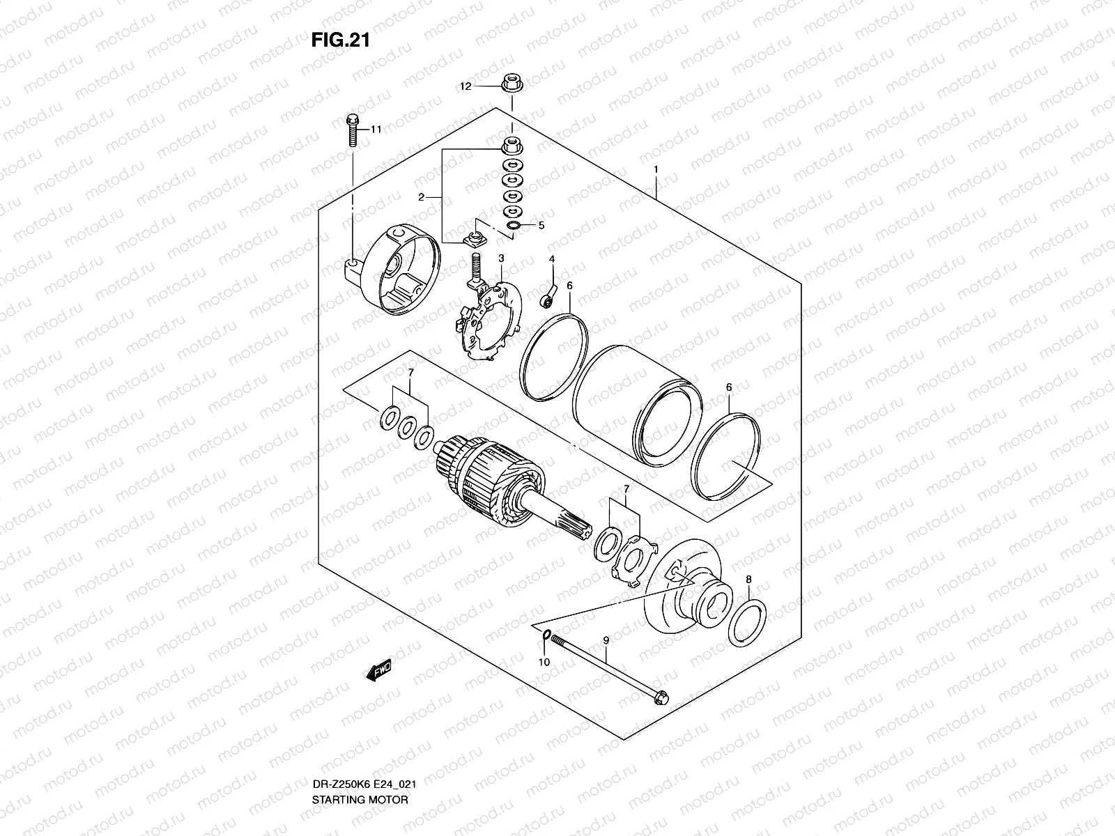 21 - STARTING MOTOR