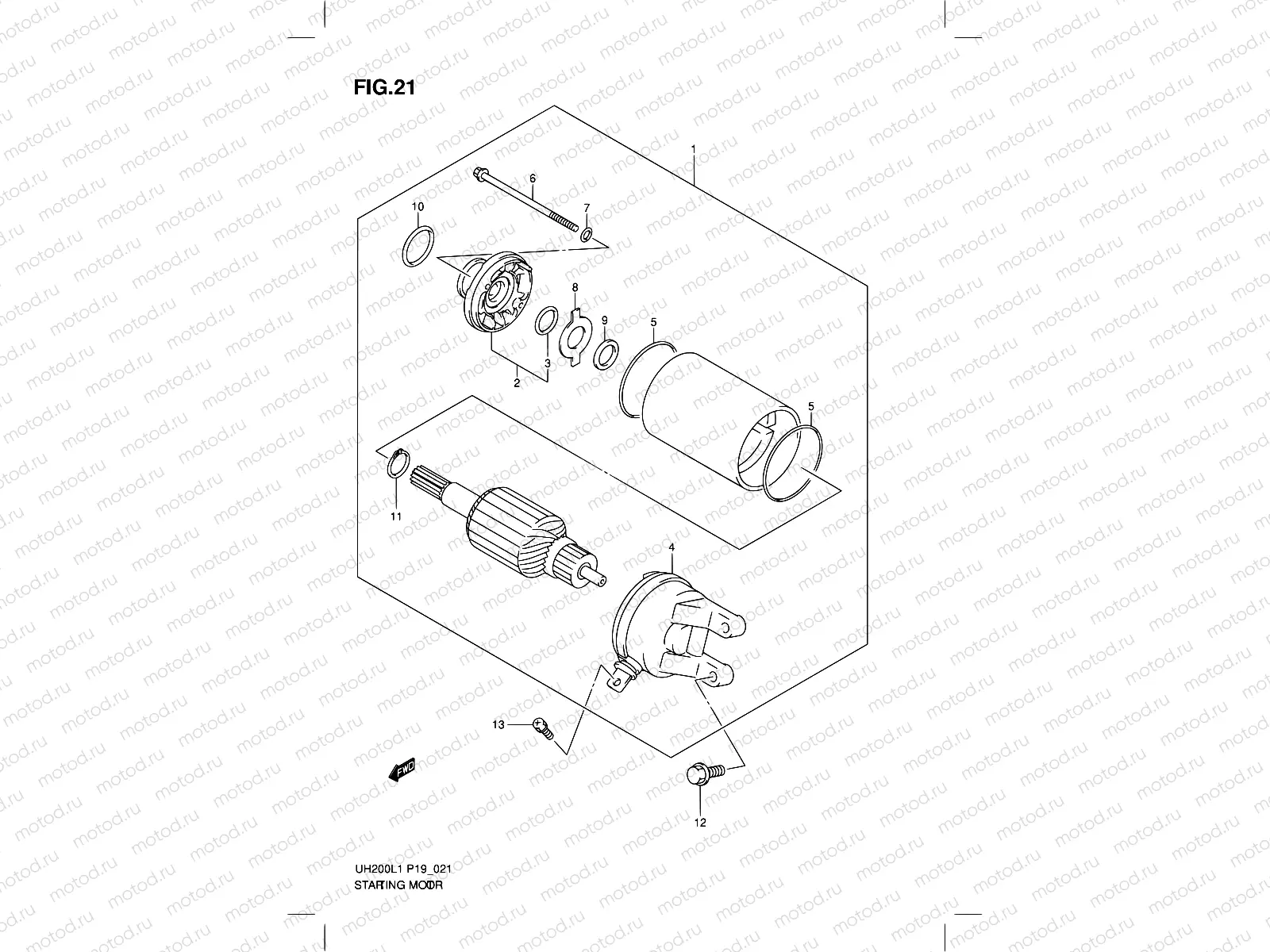 21 - STARTING MOTOR