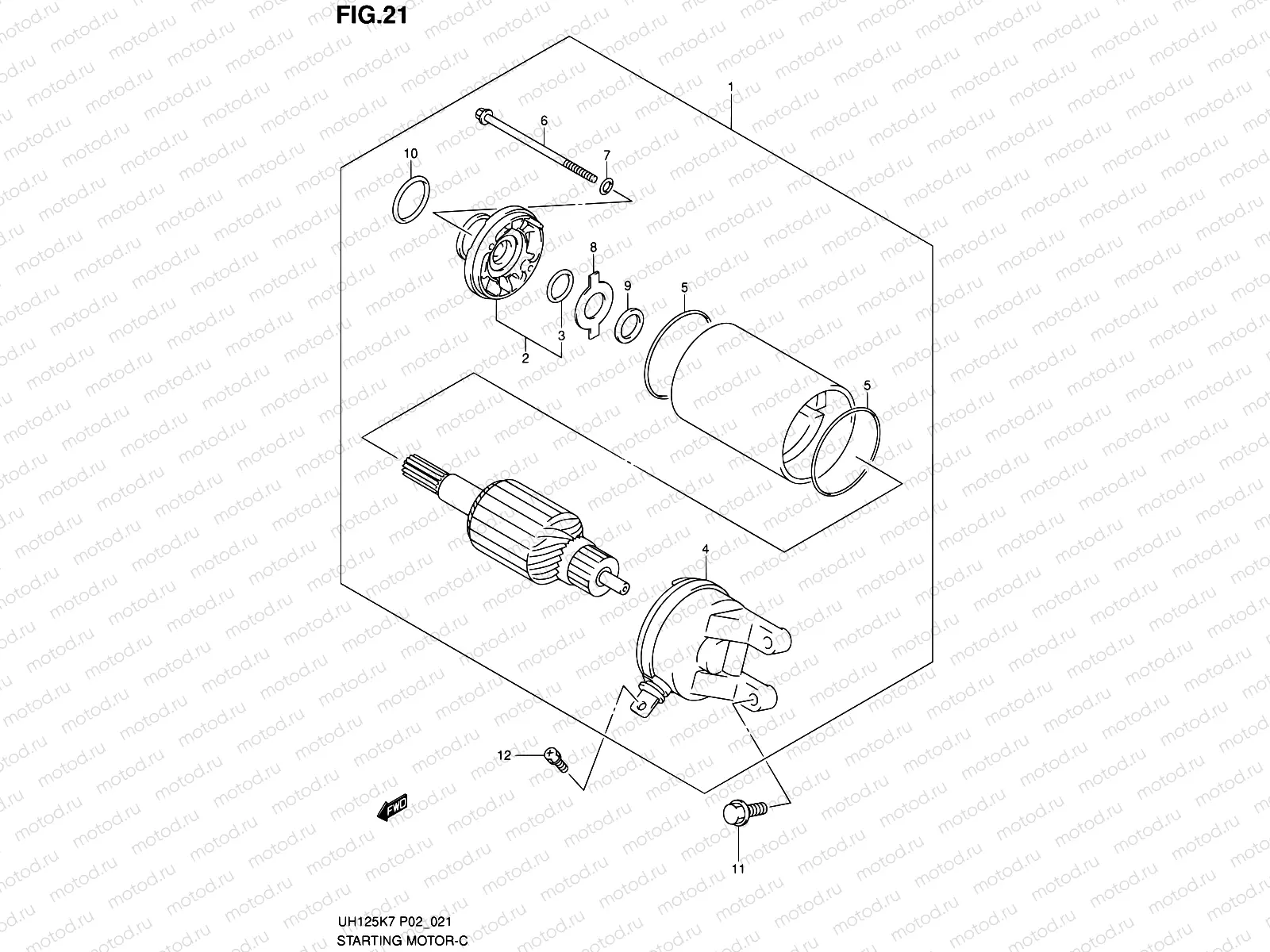 21 - STARTING MOTOR