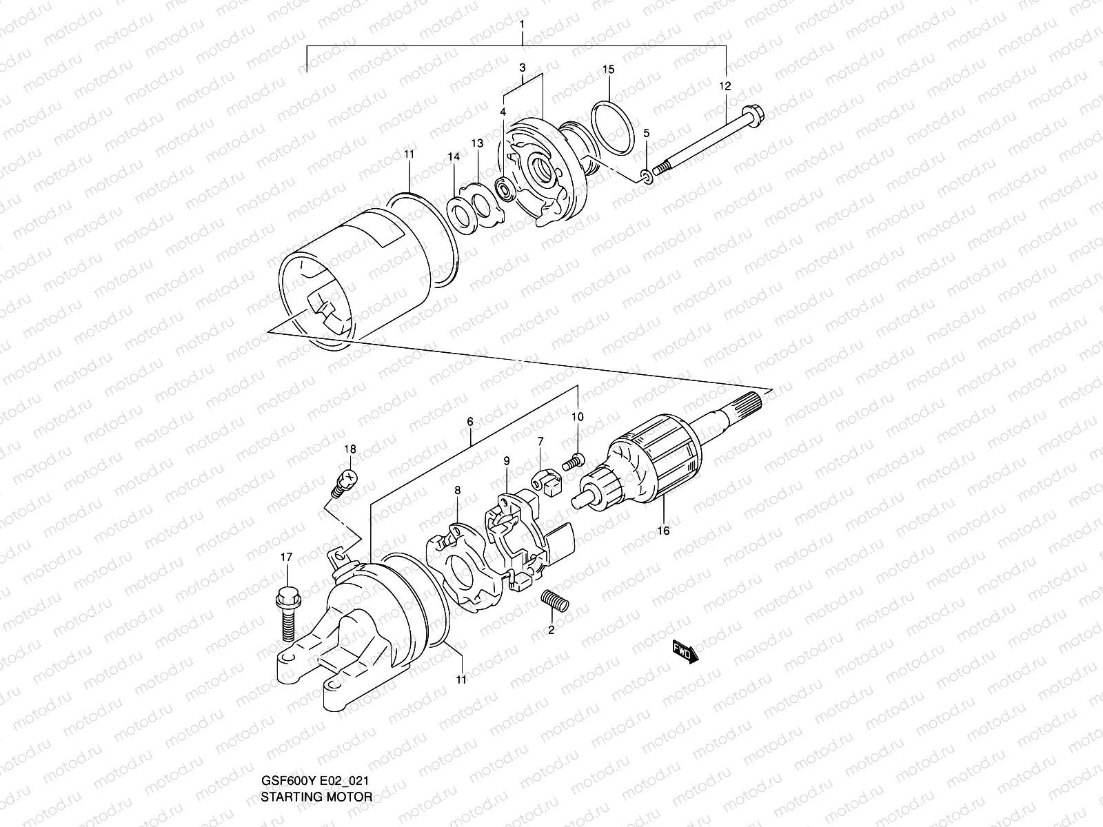 21 - STARTING MOTOR