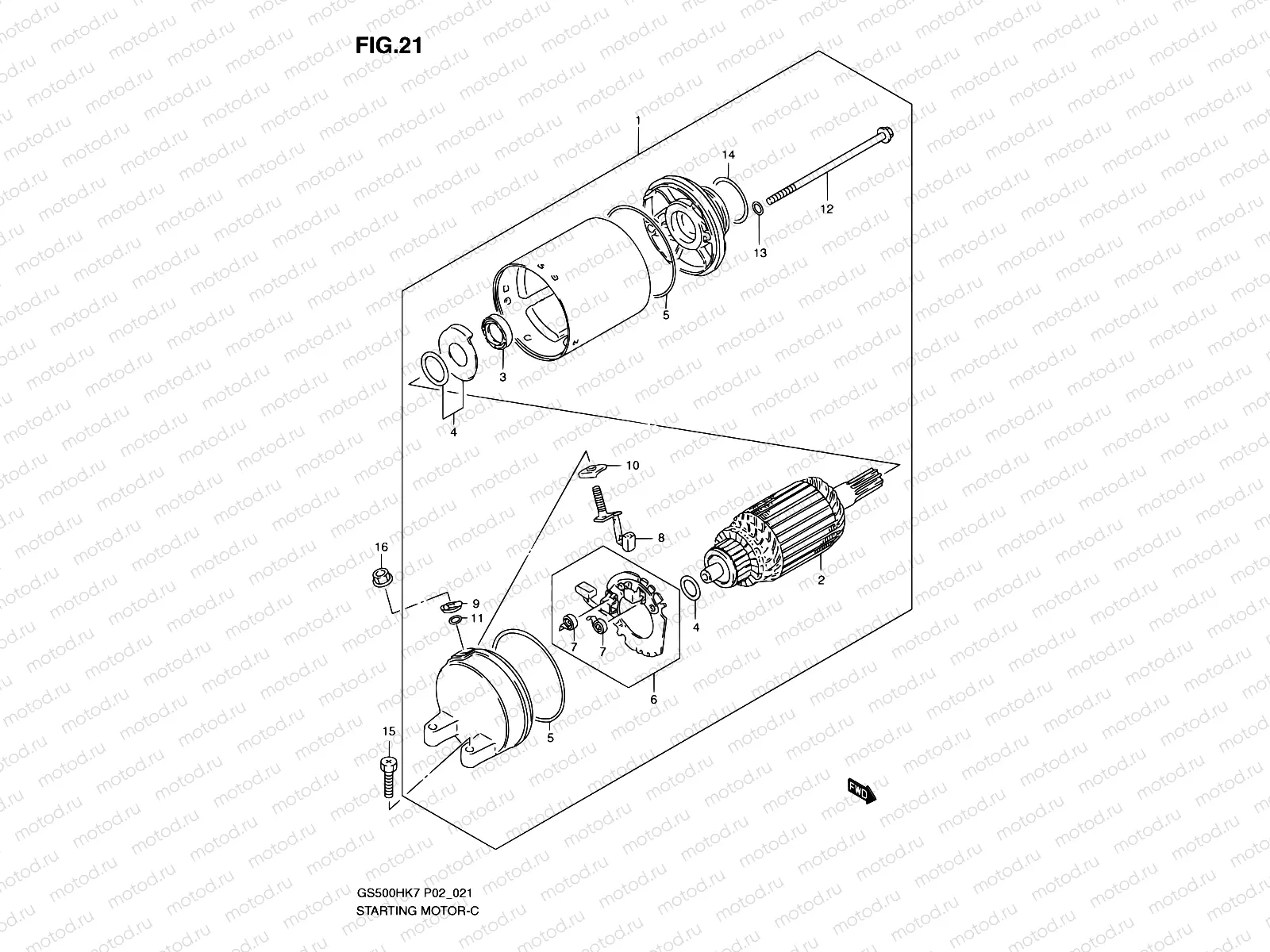 21 - STARTING MOTOR
