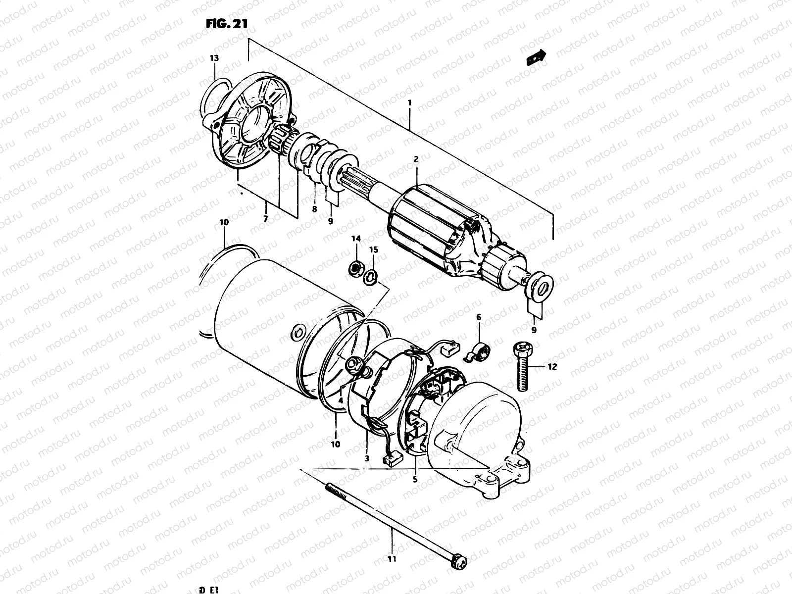 21 - STARTING MOTOR