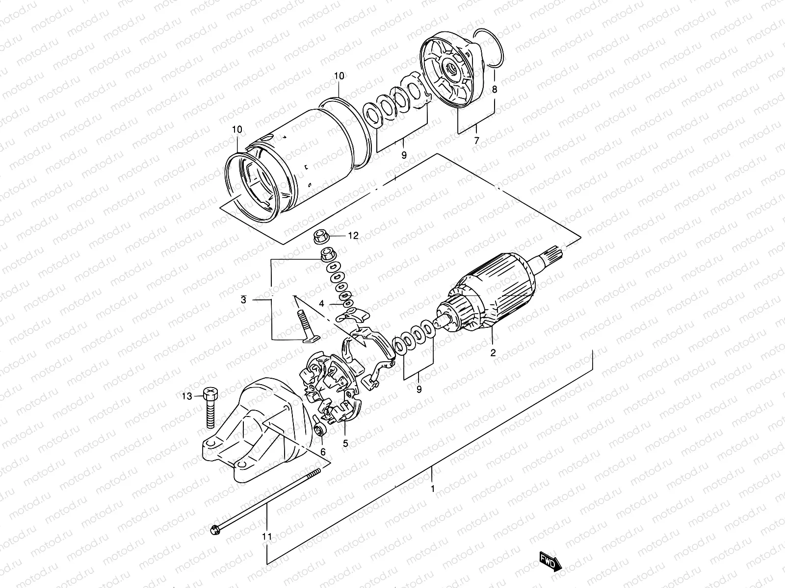 21 - STARTING MOTOR