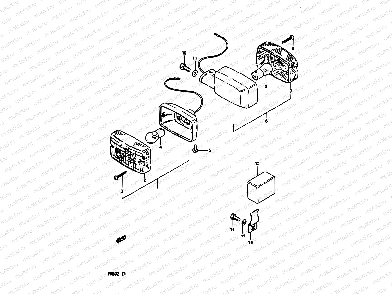 21 - TURN SIGNAL LAMP (E02)