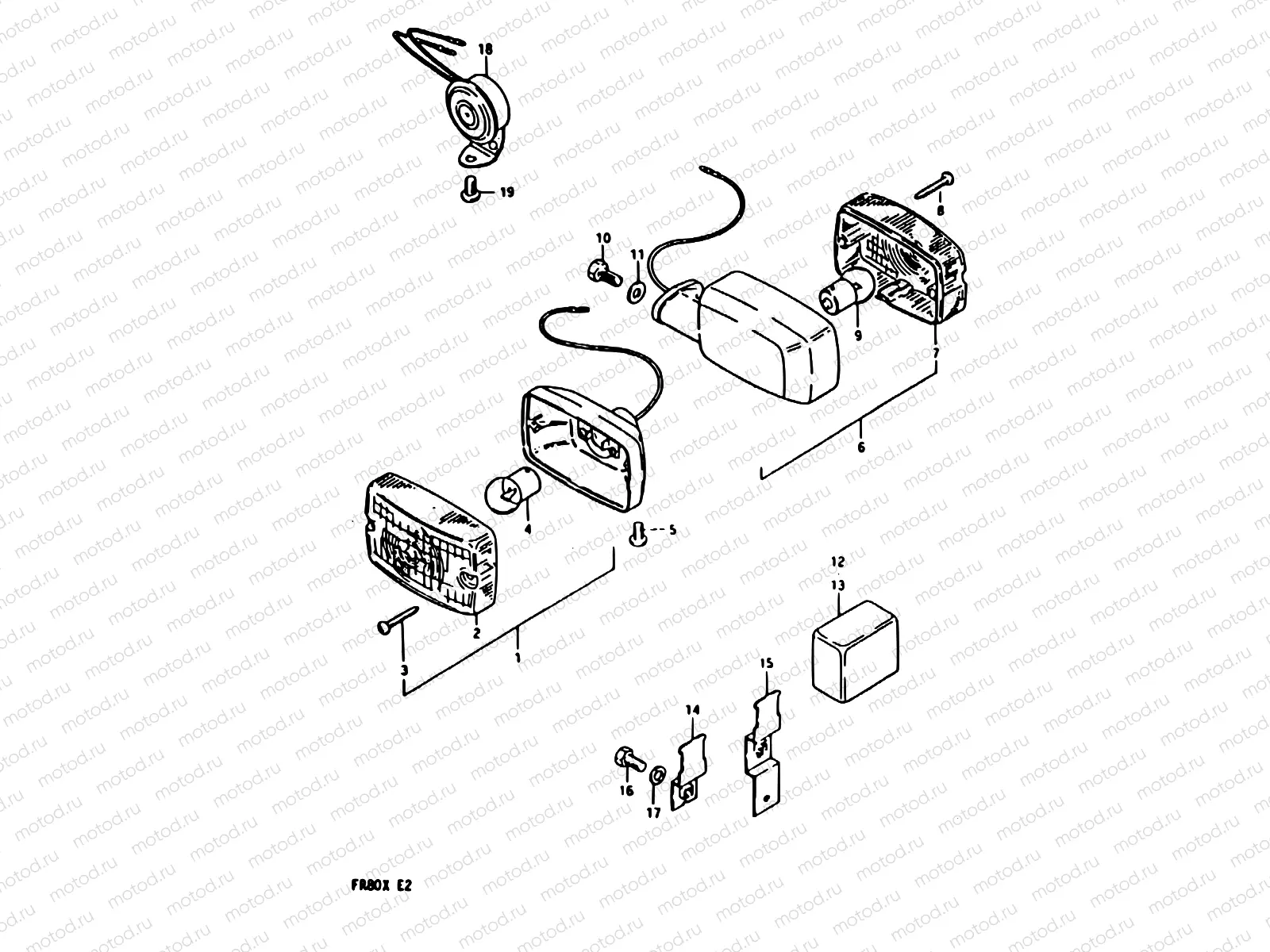 21 - TURN SIGNAL LAMP (E08, E12, E14, E95)