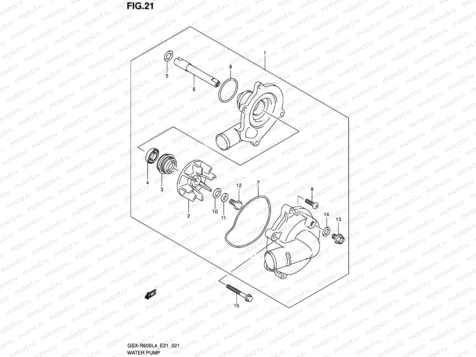 21 - WATER PUMP