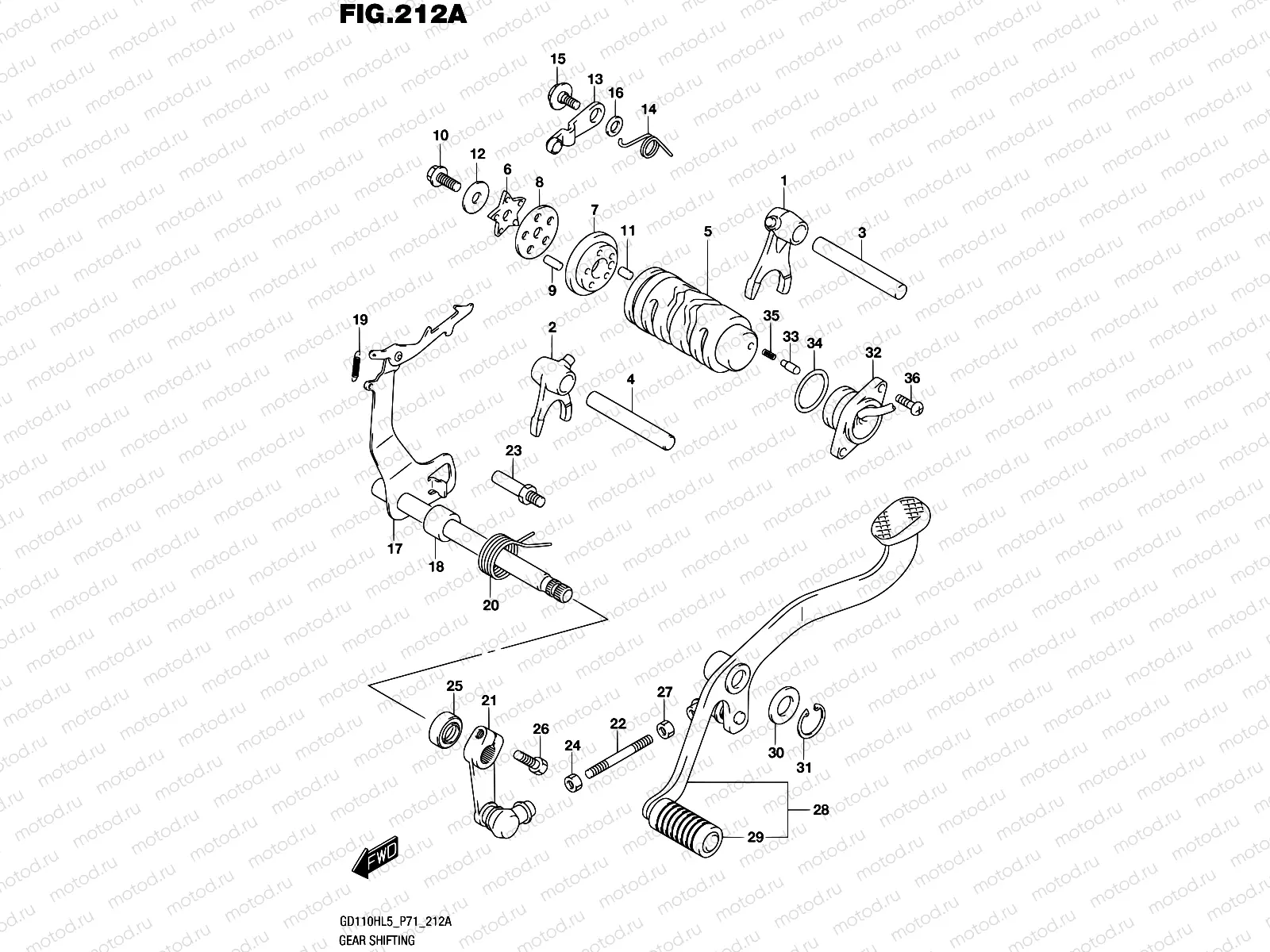 212A - GEAR SHIFTING