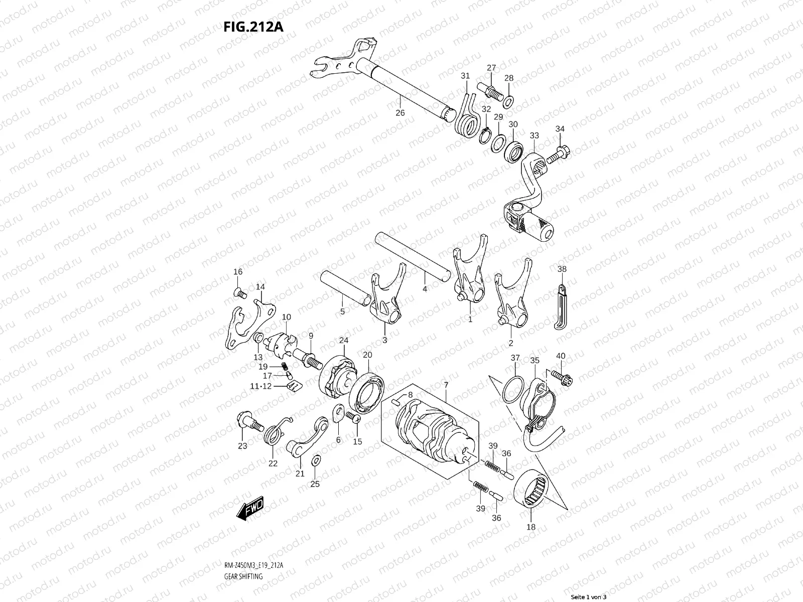 212A - GEAR SHIFTING