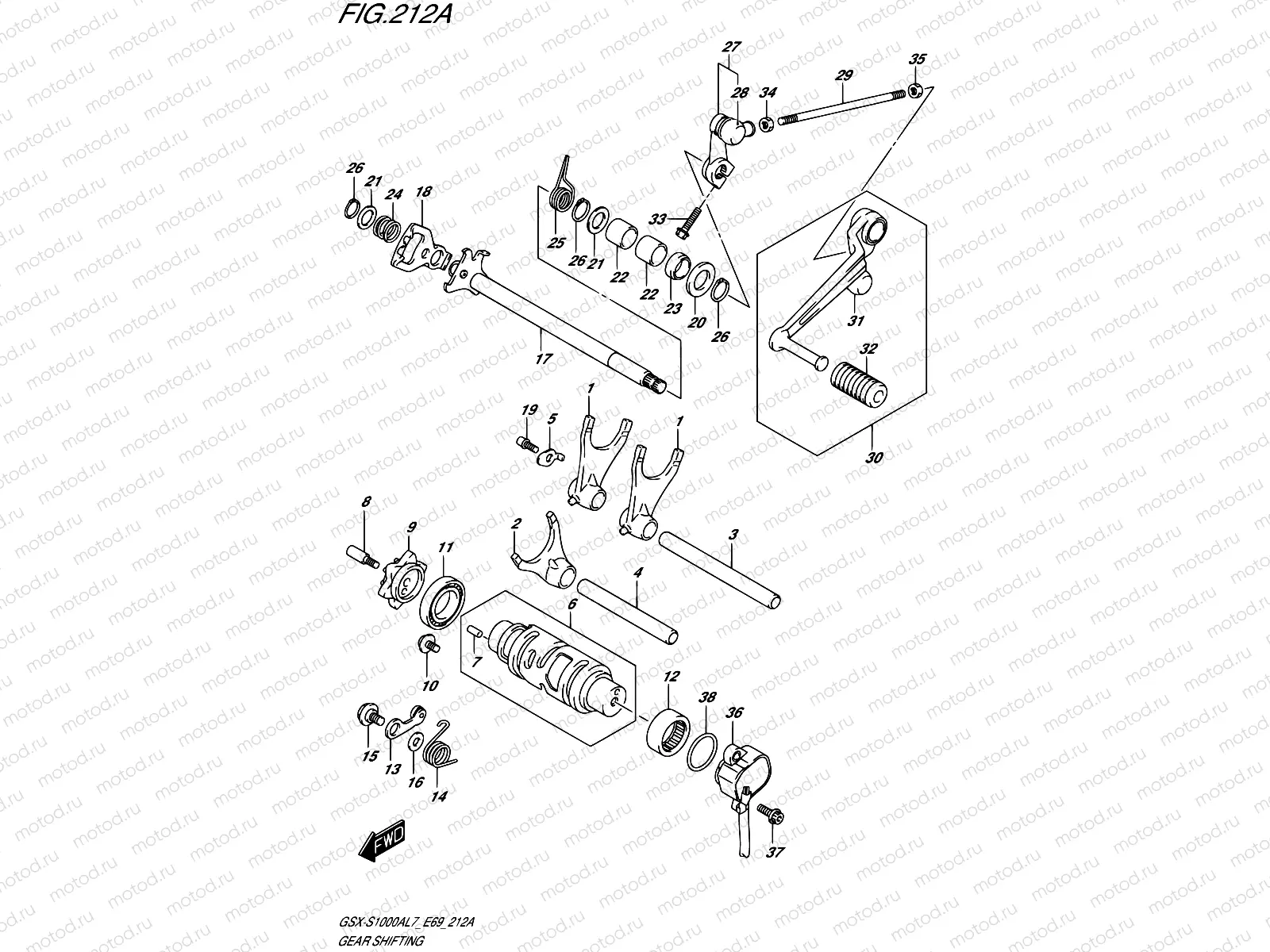 212A - GEAR SHIFTING