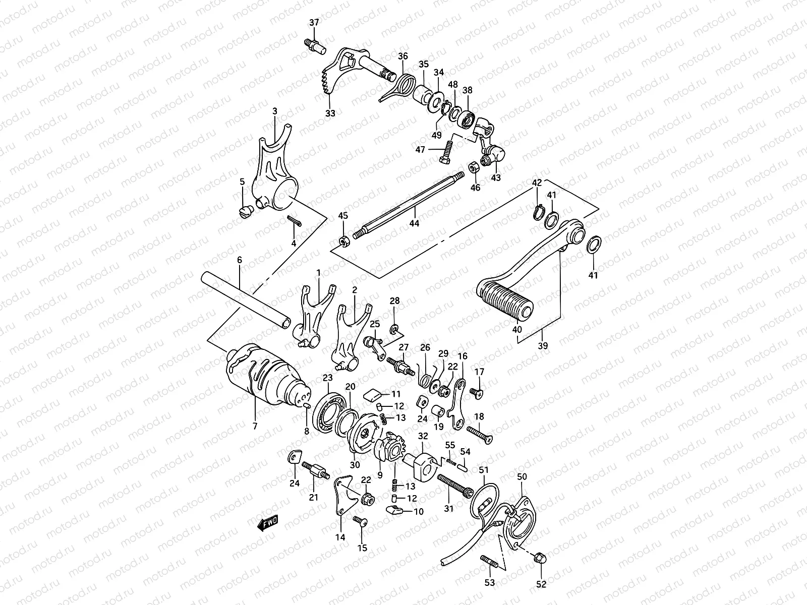 21A - GEAR SHIFTING (MODEL R/S)