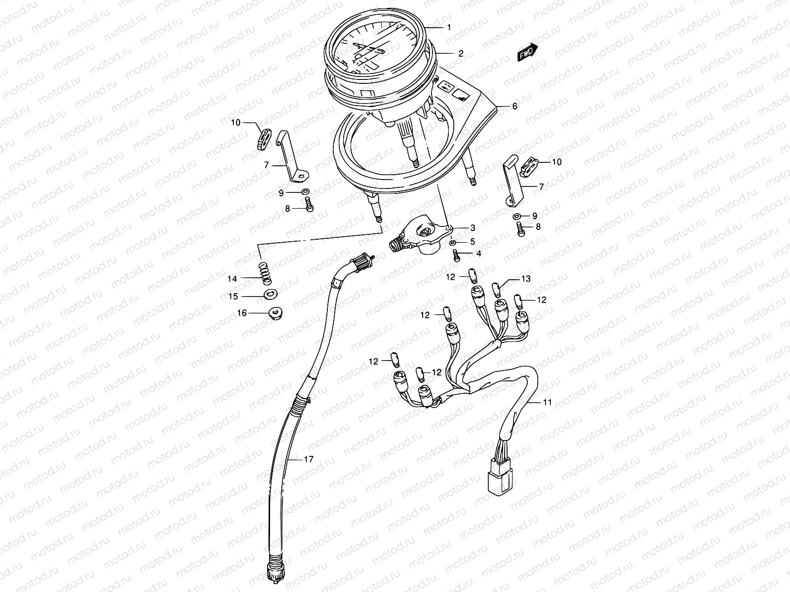 21A - SPEEDOMETER (E28)