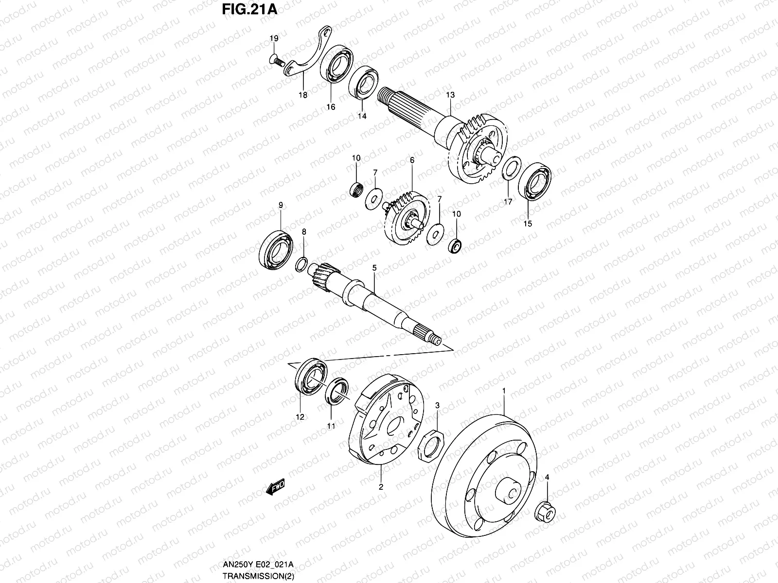21A - TRANSMISSION (2)(MODEL K1/K2)