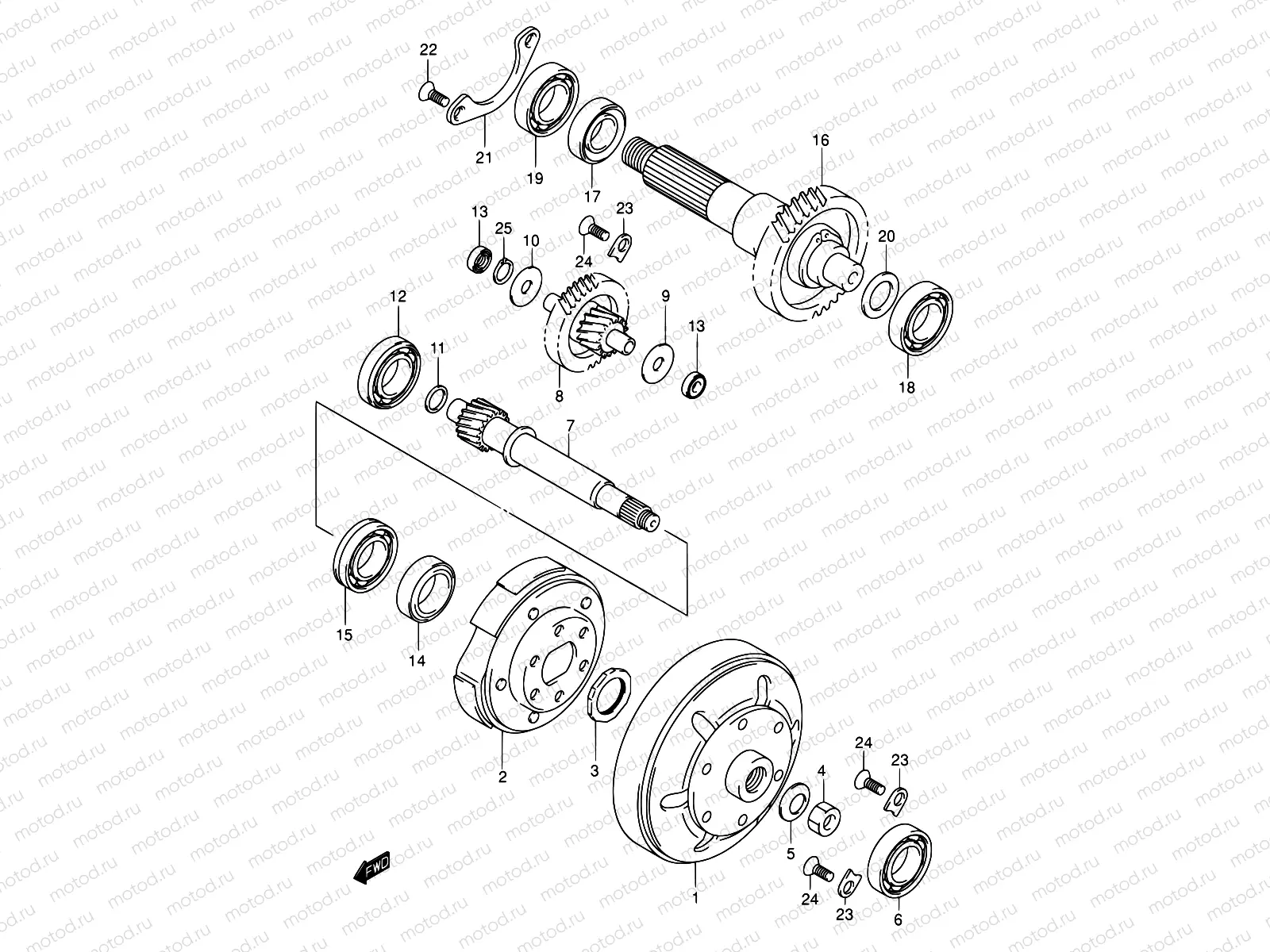 21A - TRANSMISSION (2)(MODEL K1/K2)