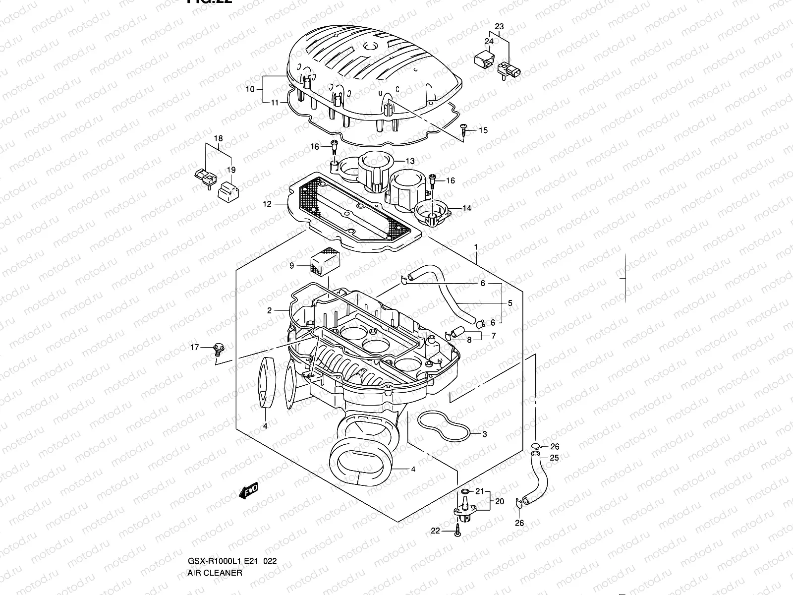 22 - AIR CLEANER