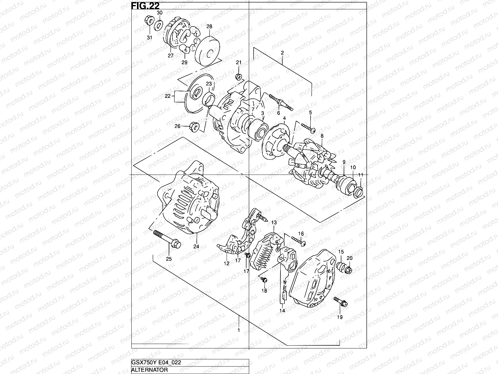 22 - ALTERNATOR