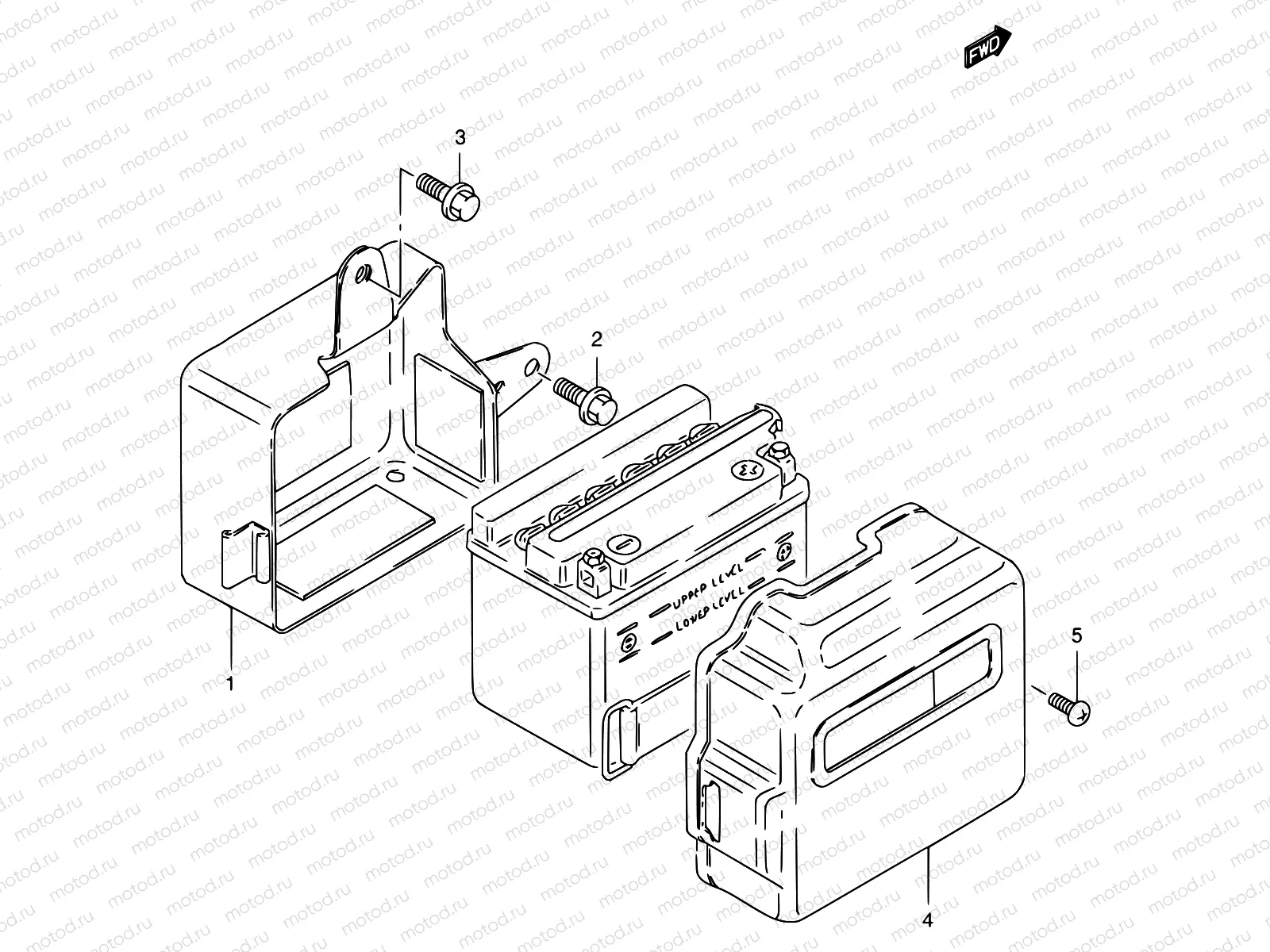 22 - BATTERY HOLDER