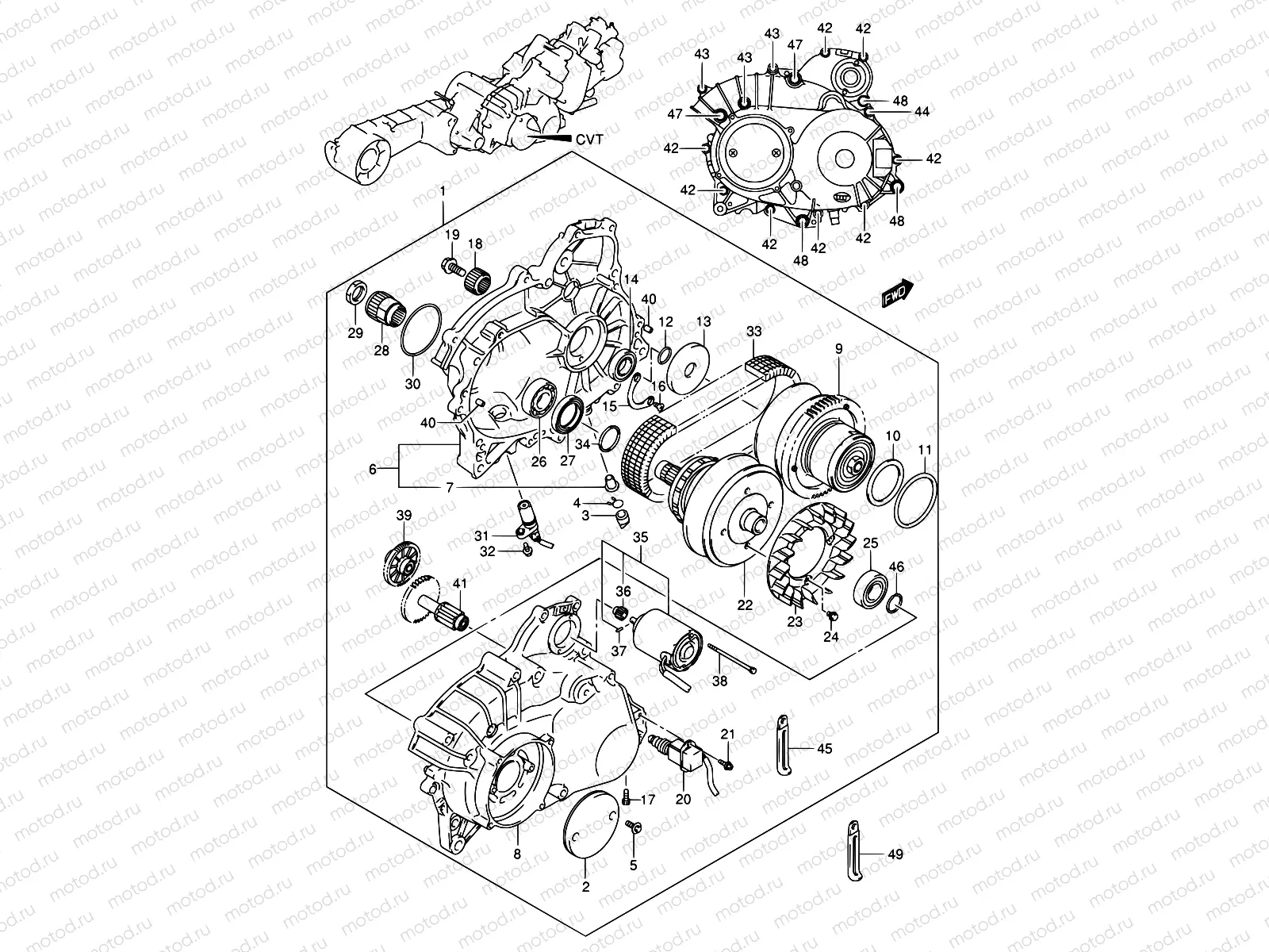 22 - CVT (MODEL K3/K4)