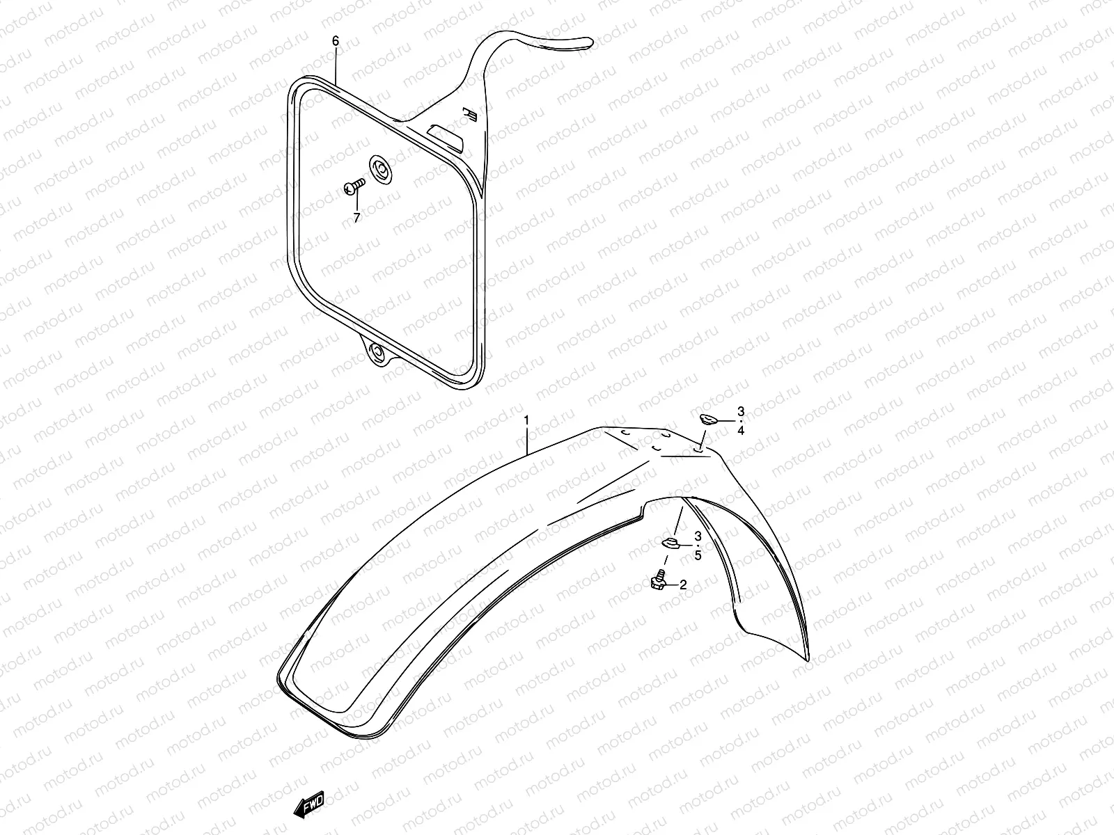 22 - FRONT FENDER