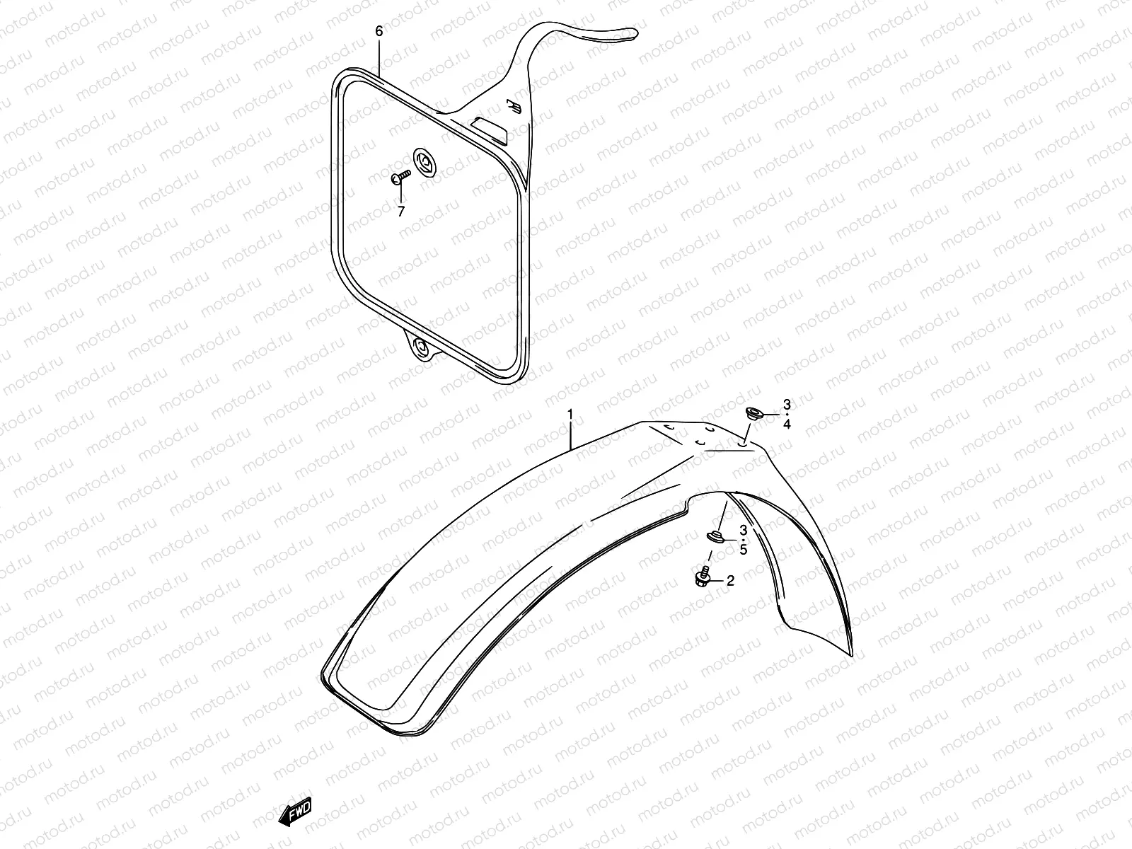 22 - FRONT FENDER