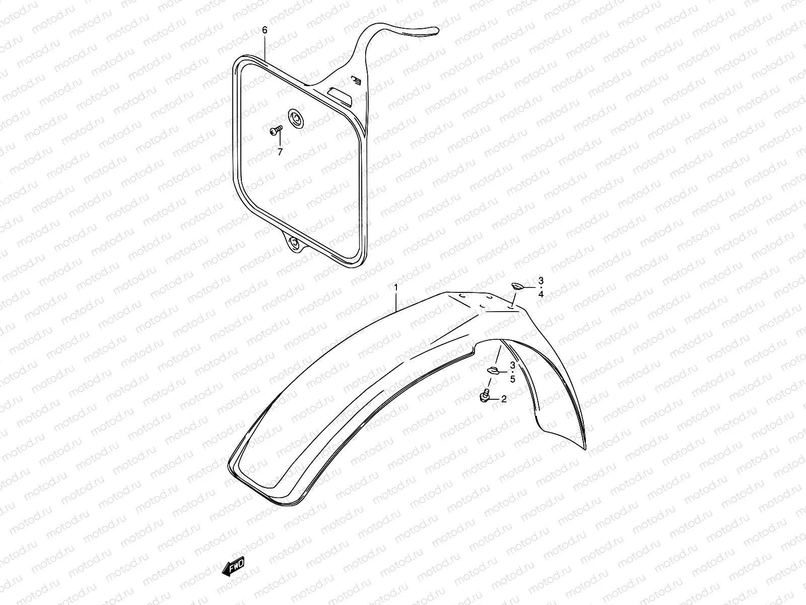 22 - FRONT FENDER