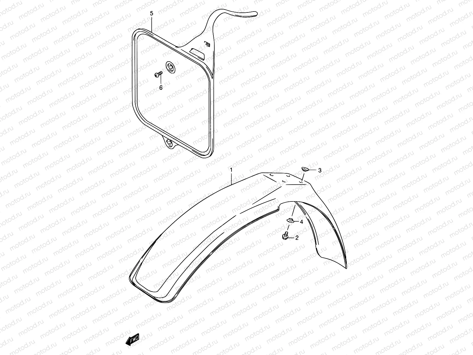 22 - FRONT FENDER